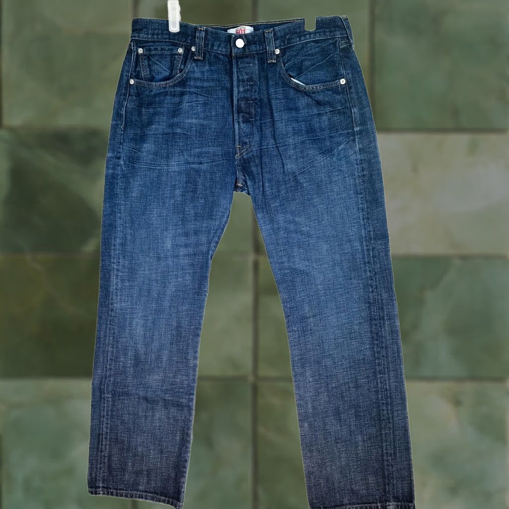 Levi's VINTAGE Levi's 501 Jeans Mens 34x30 Blue Medium Wash Straight Denim 90s Size US 34 / EU 50 - 1 Thumbnail