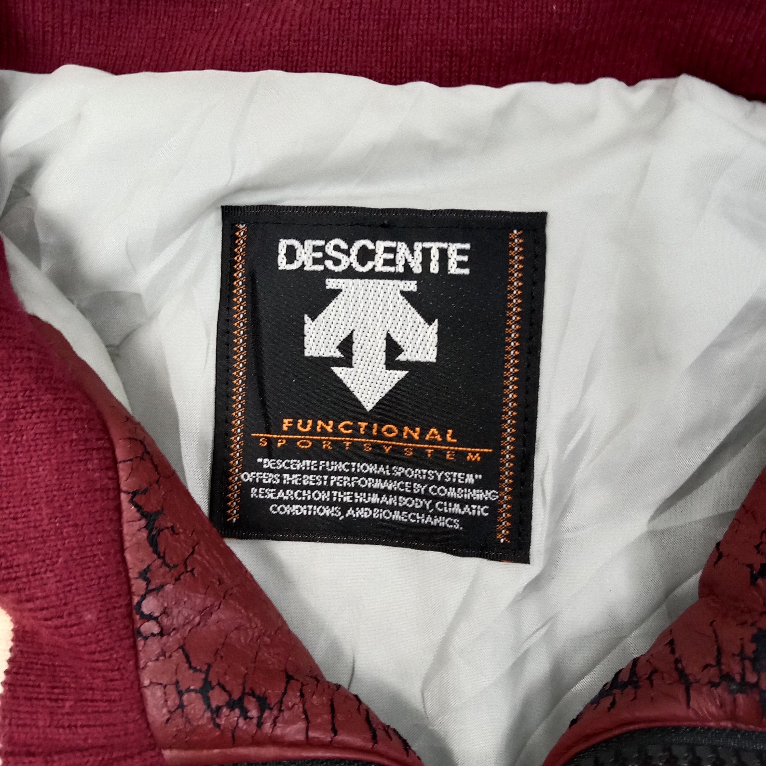 Descente Coolplows Dencente Sport Style Baseball Jacket C248N17 Size US L / EU 52-54 / 3 - 3 Thumbnail