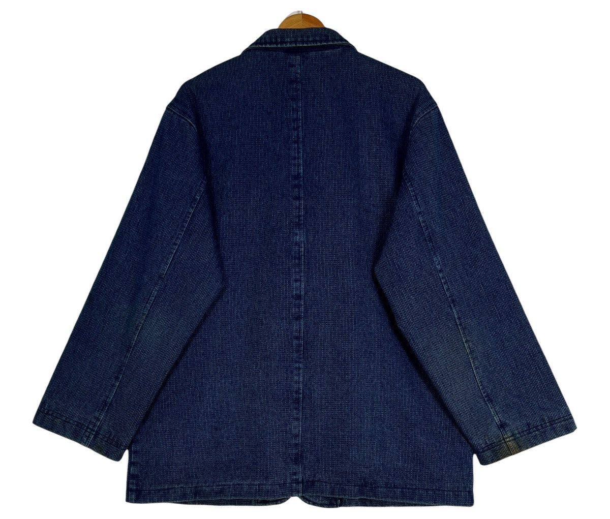 Japanese Brand Vintage Indigo Workwear Chore Jacket Size US XL / EU 56 / 4 - 2 Thumbnail