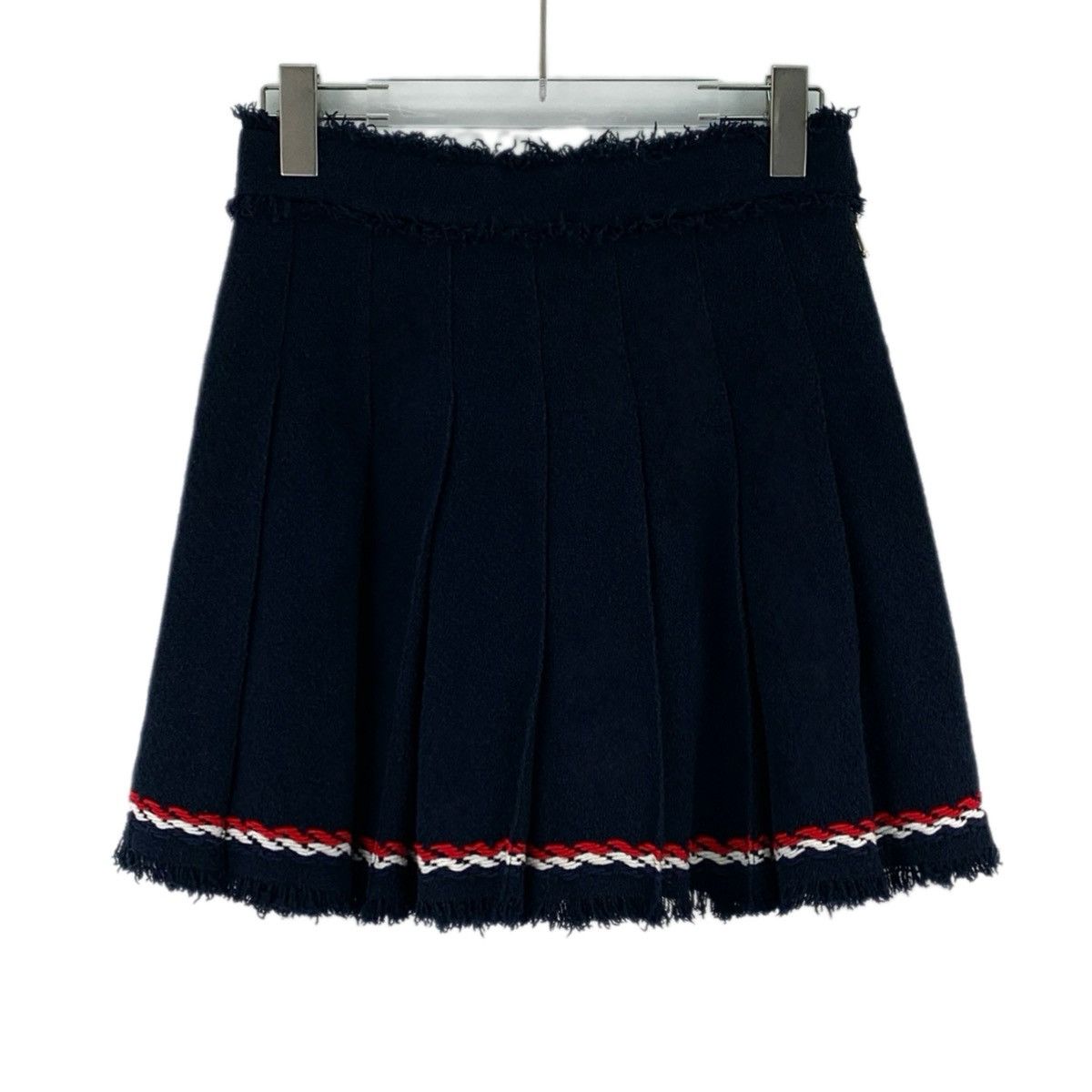 Thom Browne Thom Browne Navy Logo Tassel Casual Pleated Skirt K26WX Size 26" / US 2 / IT 38 - 1 Thumbnail