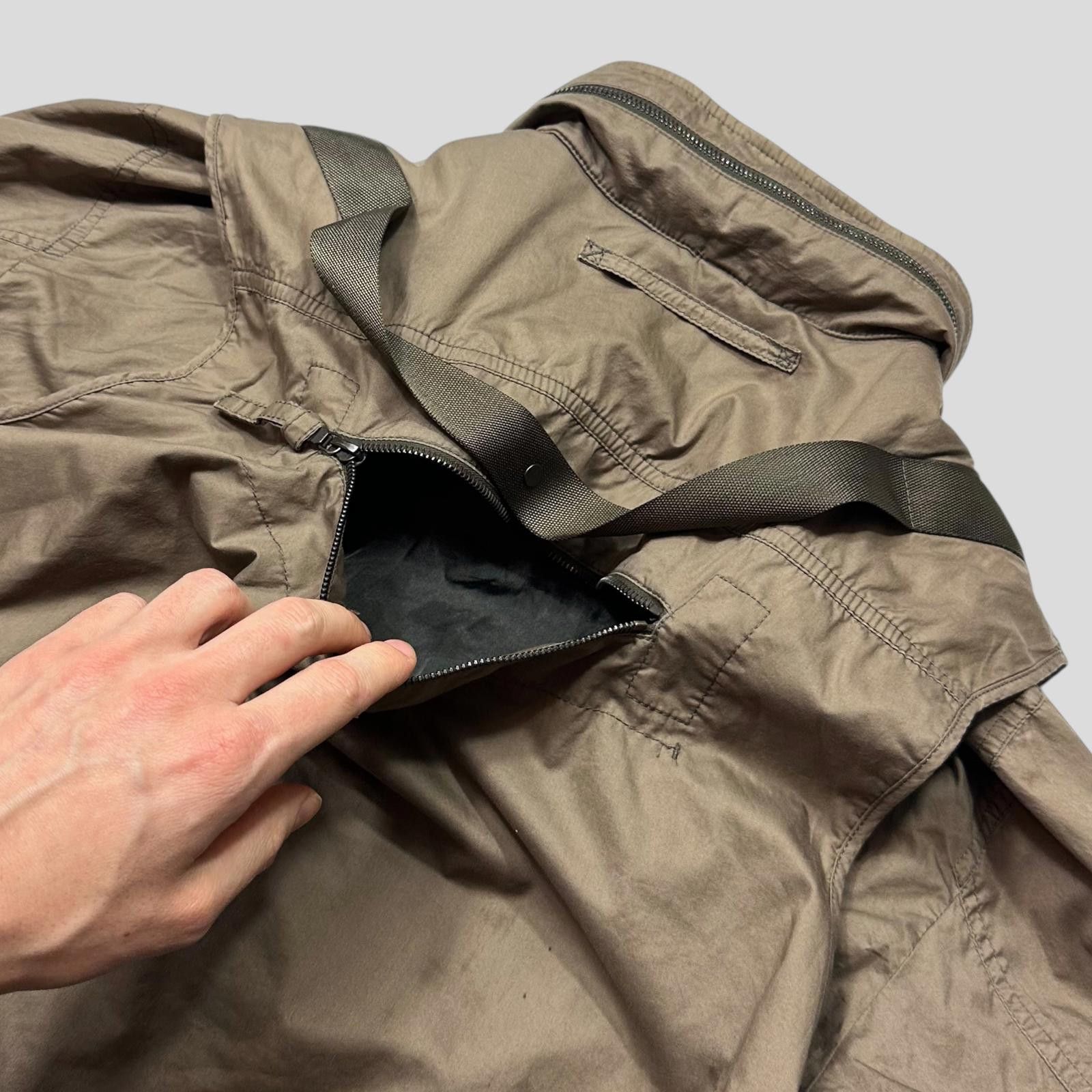 Prada Prada Sport 2003 Cotton Bondage Cargo Field Jacket IT50 M/L Size US L / EU 52-54 / 3 - 6 Thumbnail