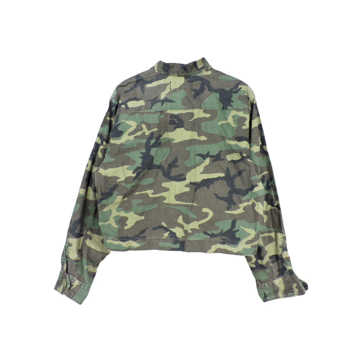 Japanese Brand RNA INC. CAMOUFLAGE SLANT POCKET LONG SLEEVE SHIRT Size US M / EU 48-50 / 2 - 2 Thumbnail