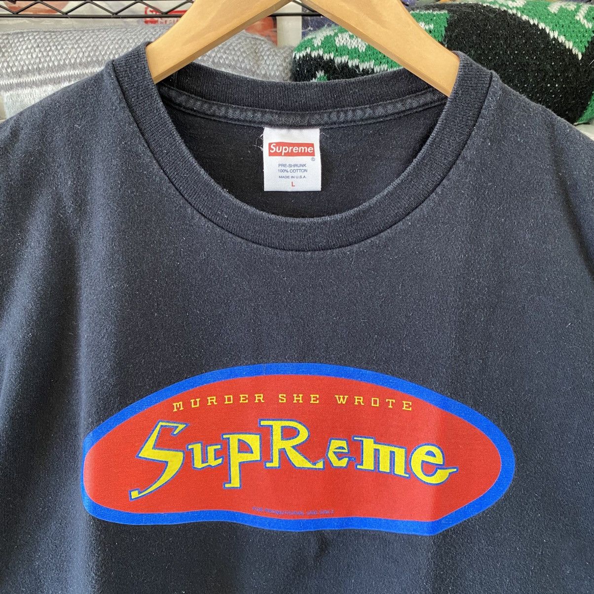 Supreme Supreme Murder She Wrote T-Shirt Black 2014 Vintage Size US L / EU 52-54 / 3 - 2 Thumbnail
