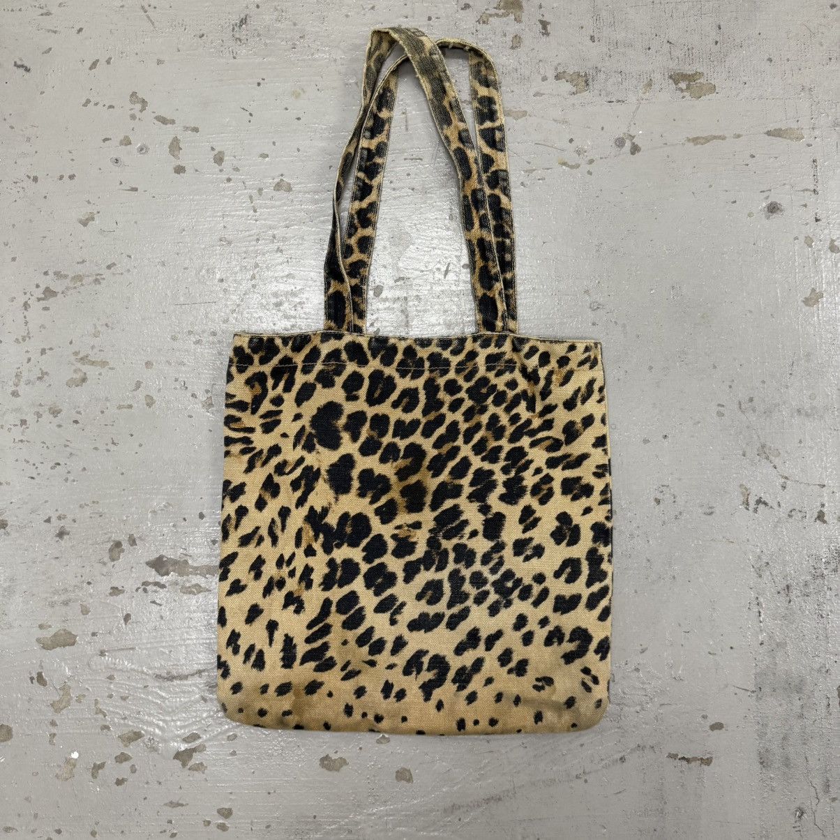 Trussardi Authentic Trussardi Made In Italy Canvas Leopard Tote Bag Size ONE SIZE - 1 Thumbnail