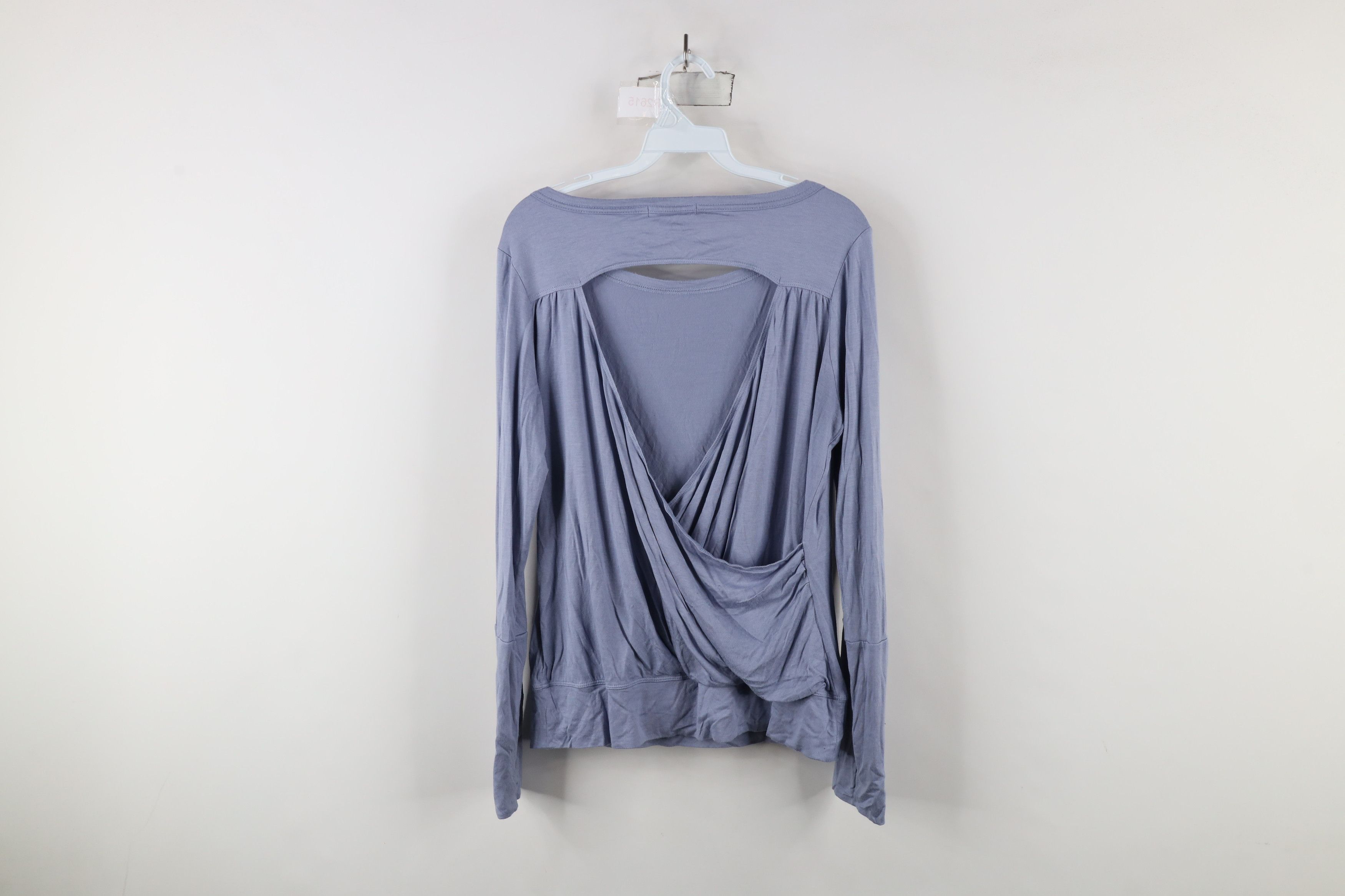 Prana × Vintage prAna Knit Stretch Synergy Long Sleeve Yoga Top Shirt Blue Size XL / US 12-14 / IT 48-50 - 9 Thumbnail