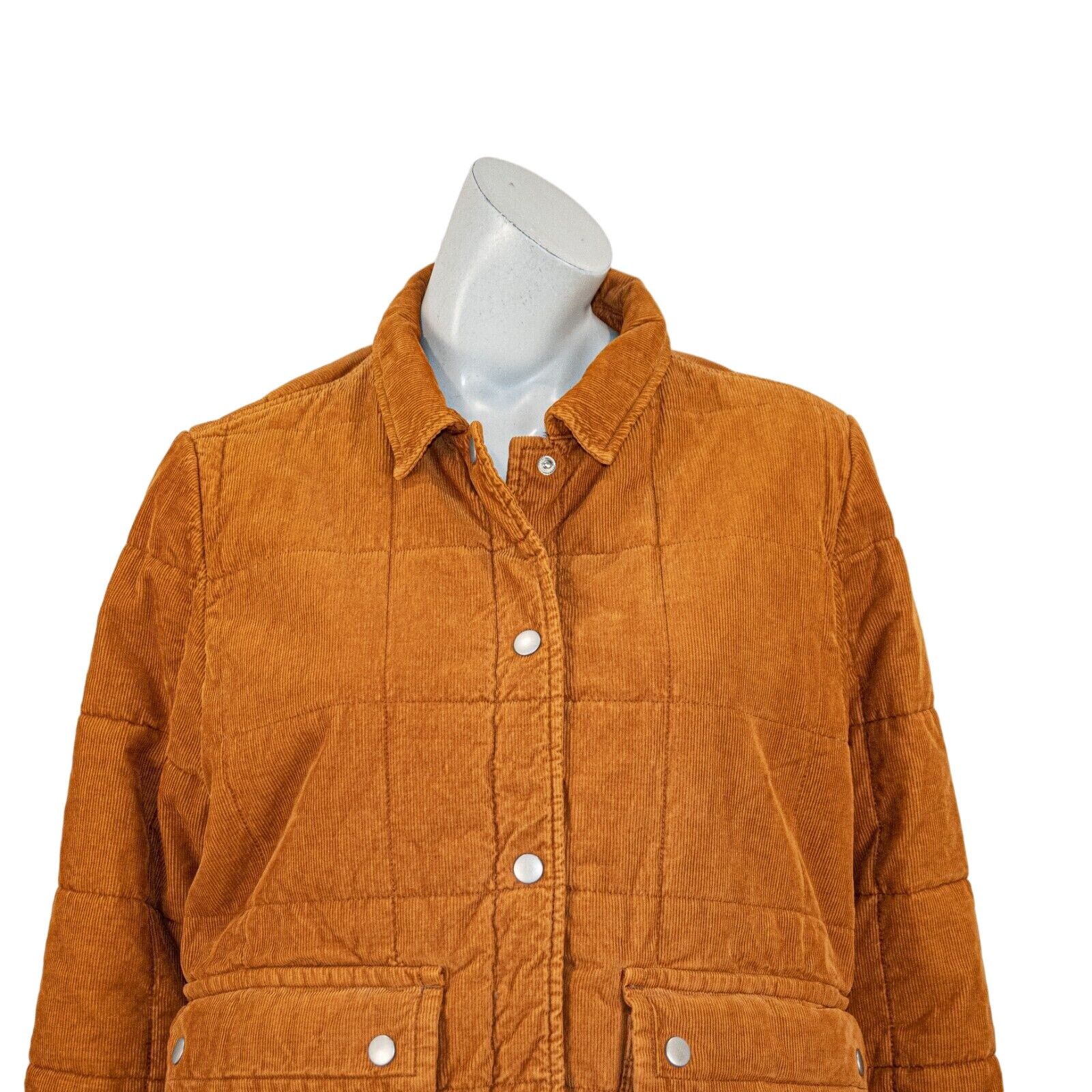 Outerknown OUTERKNOWN Women's Lou Corduroy Puffer Jacket in light Brown Size M / US 6-8 / IT 42-44 - 8 Thumbnail