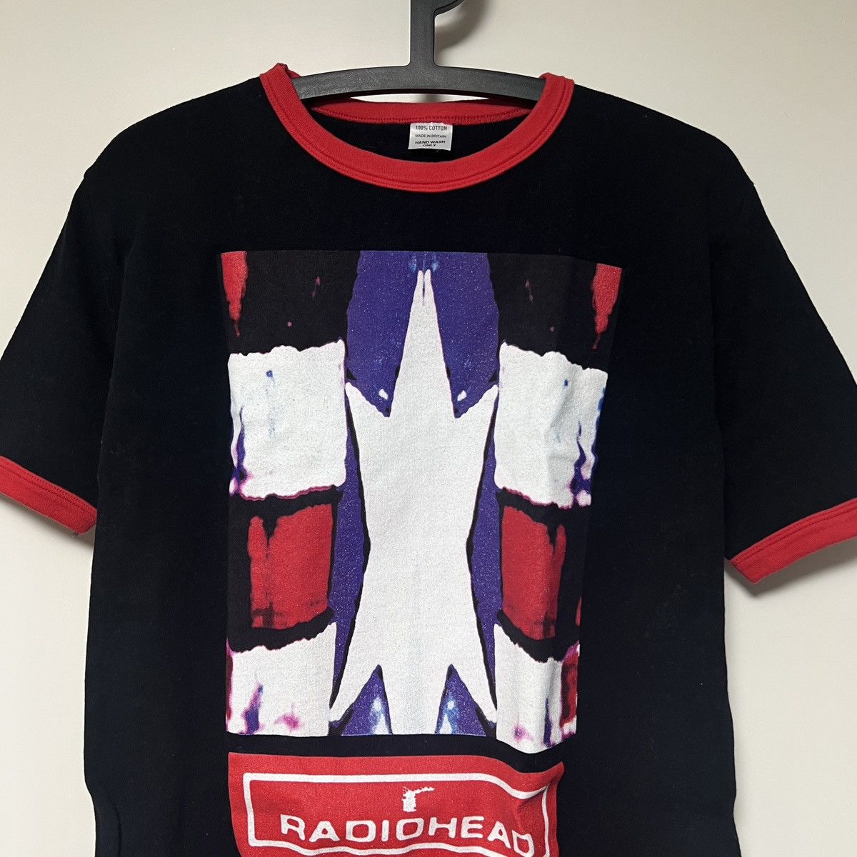 Vintage Vintage 90s Radiohead ‘The Bends’ Ringer Tee Size US S / EU 44-46 / 1 - 2 Thumbnail