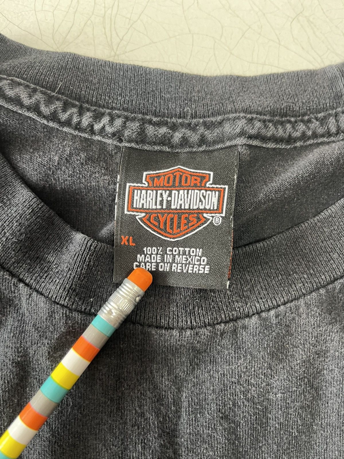 Harley Davidson × Vintage Vintage Harley Davidson Las Vegas long sleeve shirt Size US XL / EU 56 / 4 - 4 Thumbnail