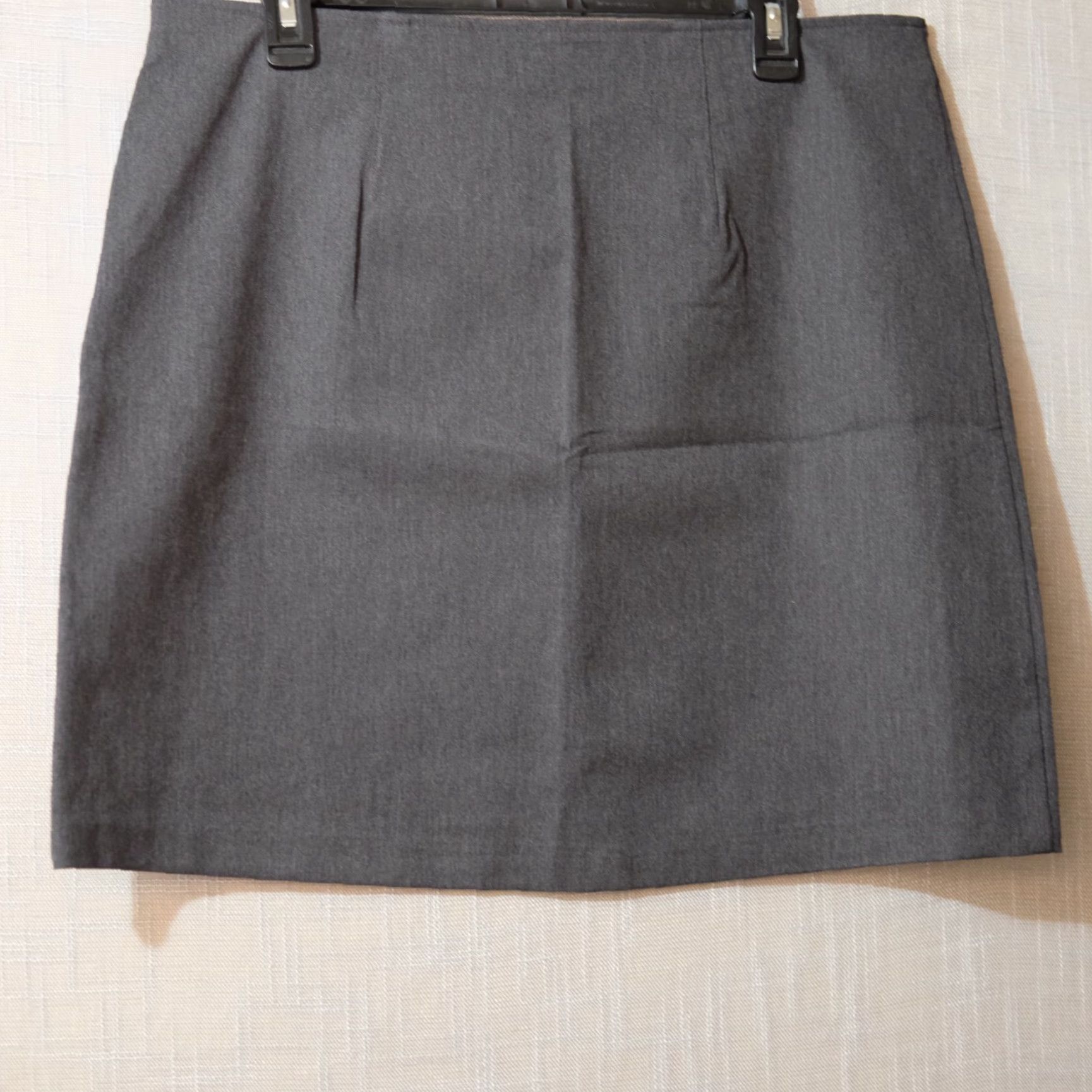 Old Navy VINTAGE Old Navy Pixie Fitted Skirt Career Pull On Dark Grey Women's L #H50-16 Size 36" / US 14 / IT 50 - 6 Thumbnail