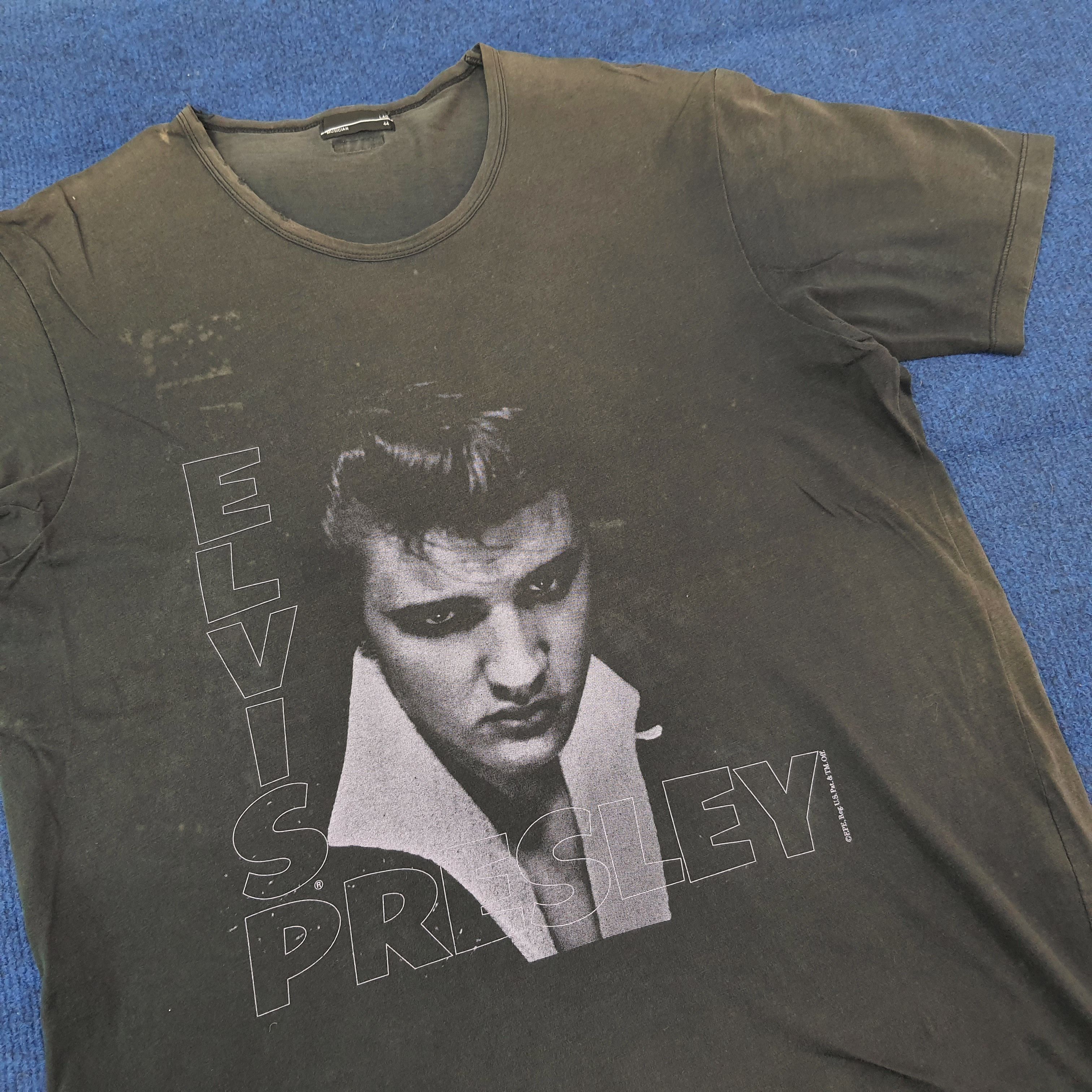 Lad Musician Vintage Elvis Presley Tshirt C249N53 Size US M / EU 48-50 / 2 - 2 Thumbnail