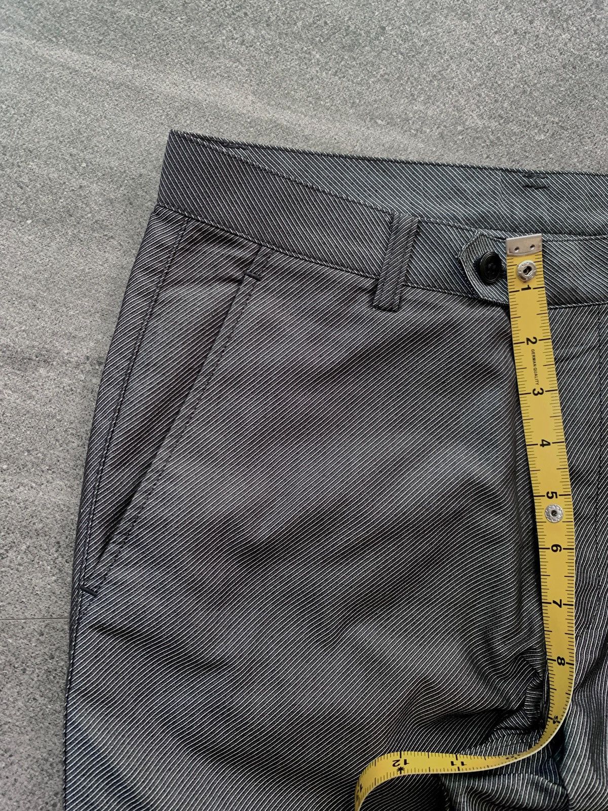 Jean Paul Gaultier FREE TAX! Diagonal Striped Trousers Size US 30 / EU 46 - 16 Thumbnail