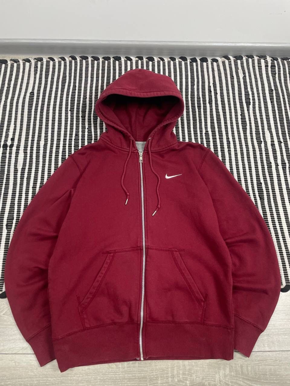 Nike Vintage Nike Swoosh Logo Zip Up Hoodie Y2K Size US M / EU 48-50 / 2 - 2 Thumbnail