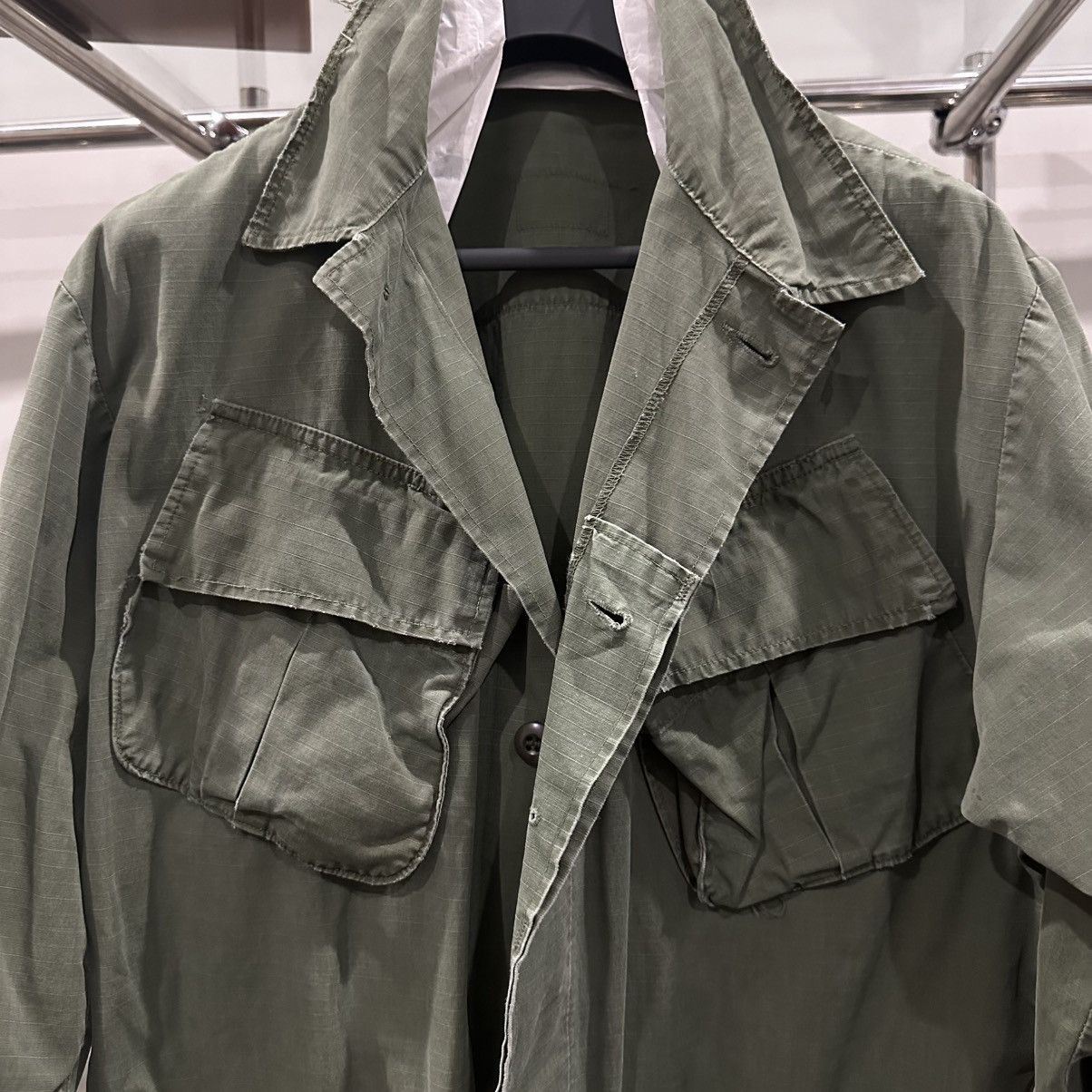 Vintage ORIGINAL 60s US MILITARY JUNGLE JACKET Size US M / EU 48-50 / 2 - 2 Thumbnail