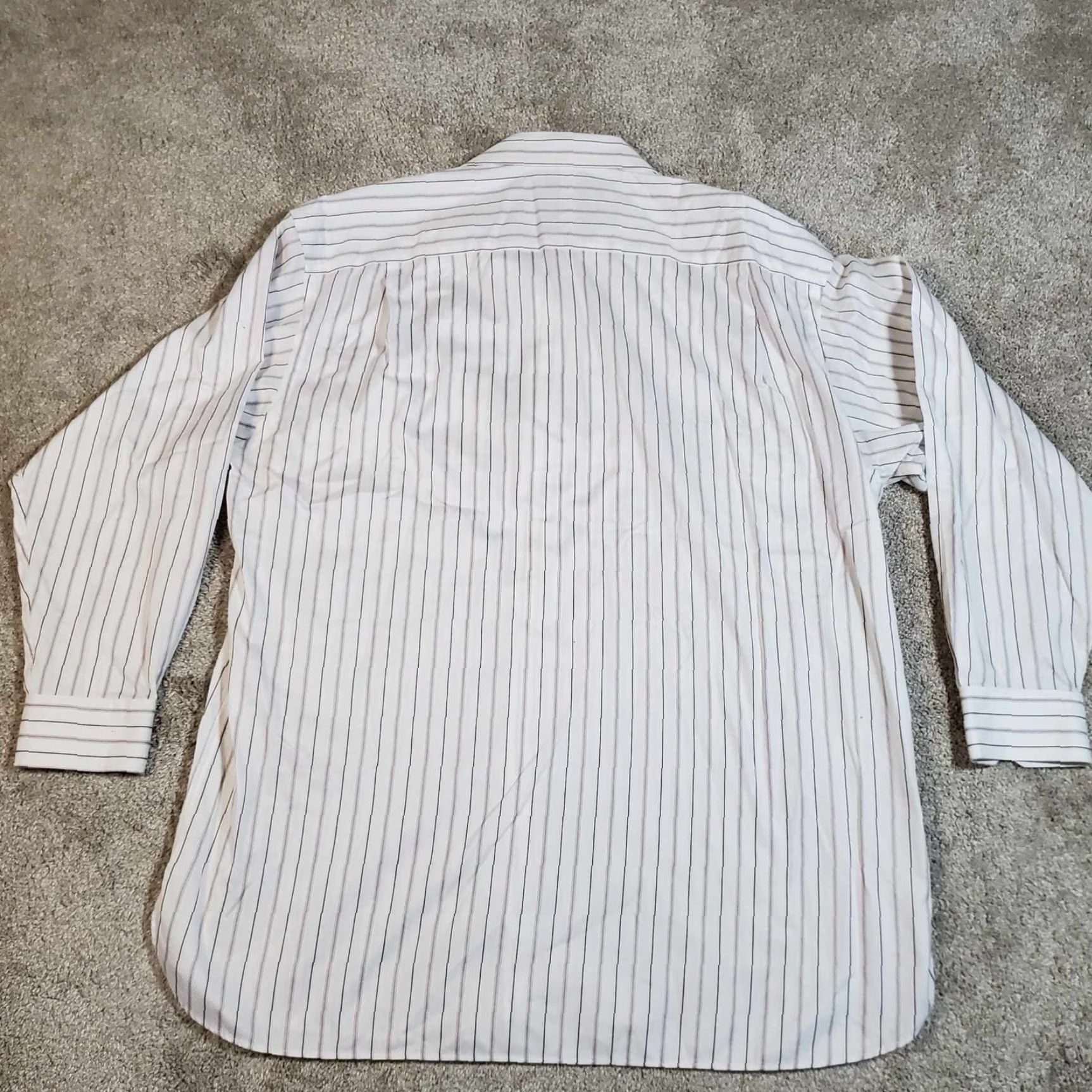 Jos. A. Bank Jos. A. Bank Signature Collection Dress Shirt Multicolor Long Sleeve 100% Cotton 16.5/36 Spread Collar Mens Size 46R - 3 Thumbnail