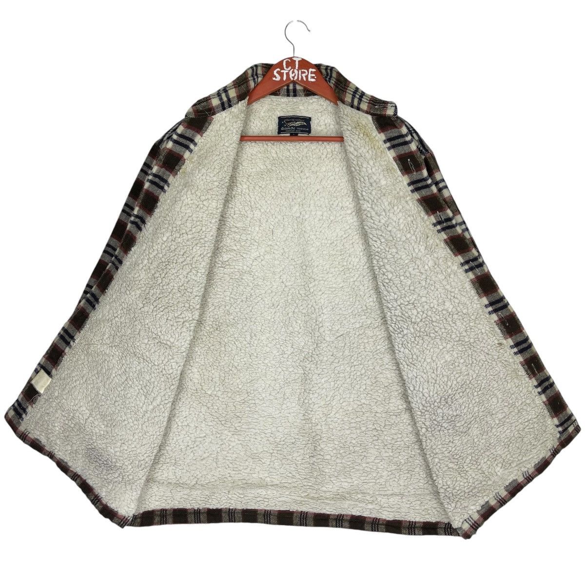 Flannel × Vintage Virgin Vogage Sherpa Jacket Size US L / EU 52-54 / 3 - 3 Thumbnail