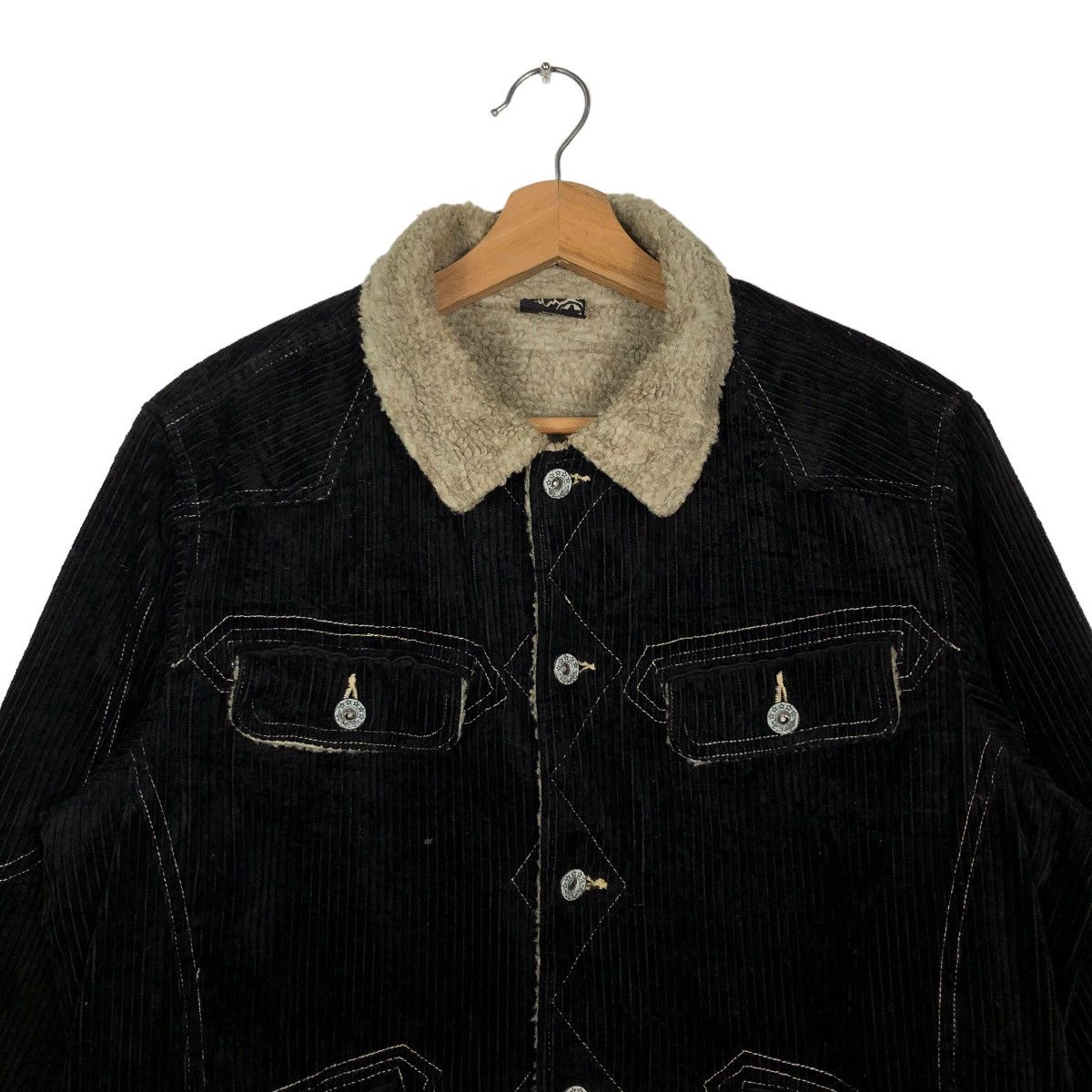 Hysteric Glamour 🔥Vintage Corduroy Jacket Sealrock Japan Mink Fur Lining Size US M / EU 48-50 / 2 - 2 Thumbnail