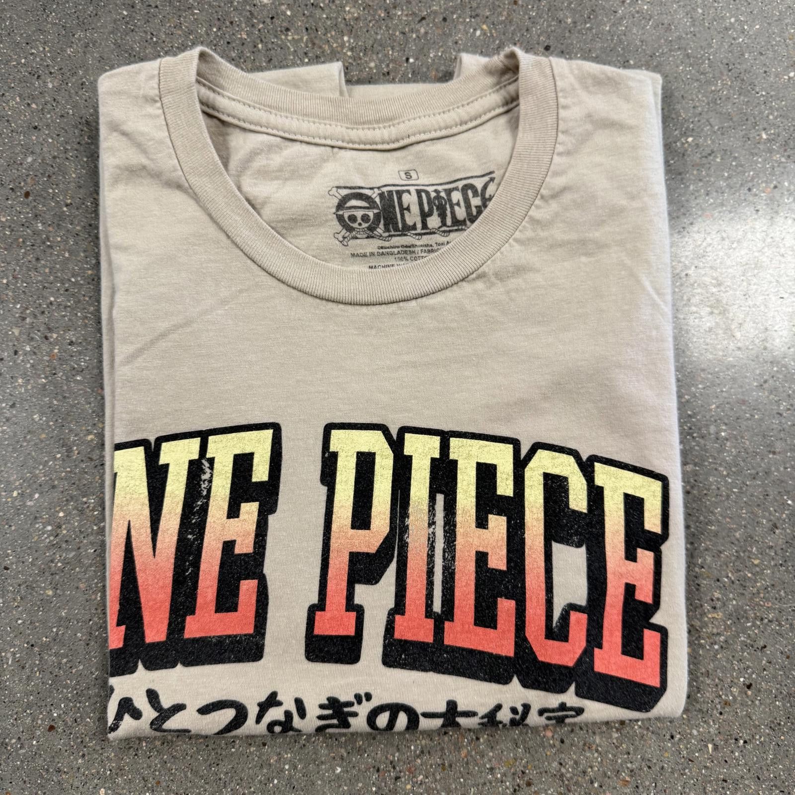 One Piece One Piece Monkey D Luffy 2 Sided Print Japanese Rare HTF - S Size US S / EU 44-46 / 1 - 7 Thumbnail