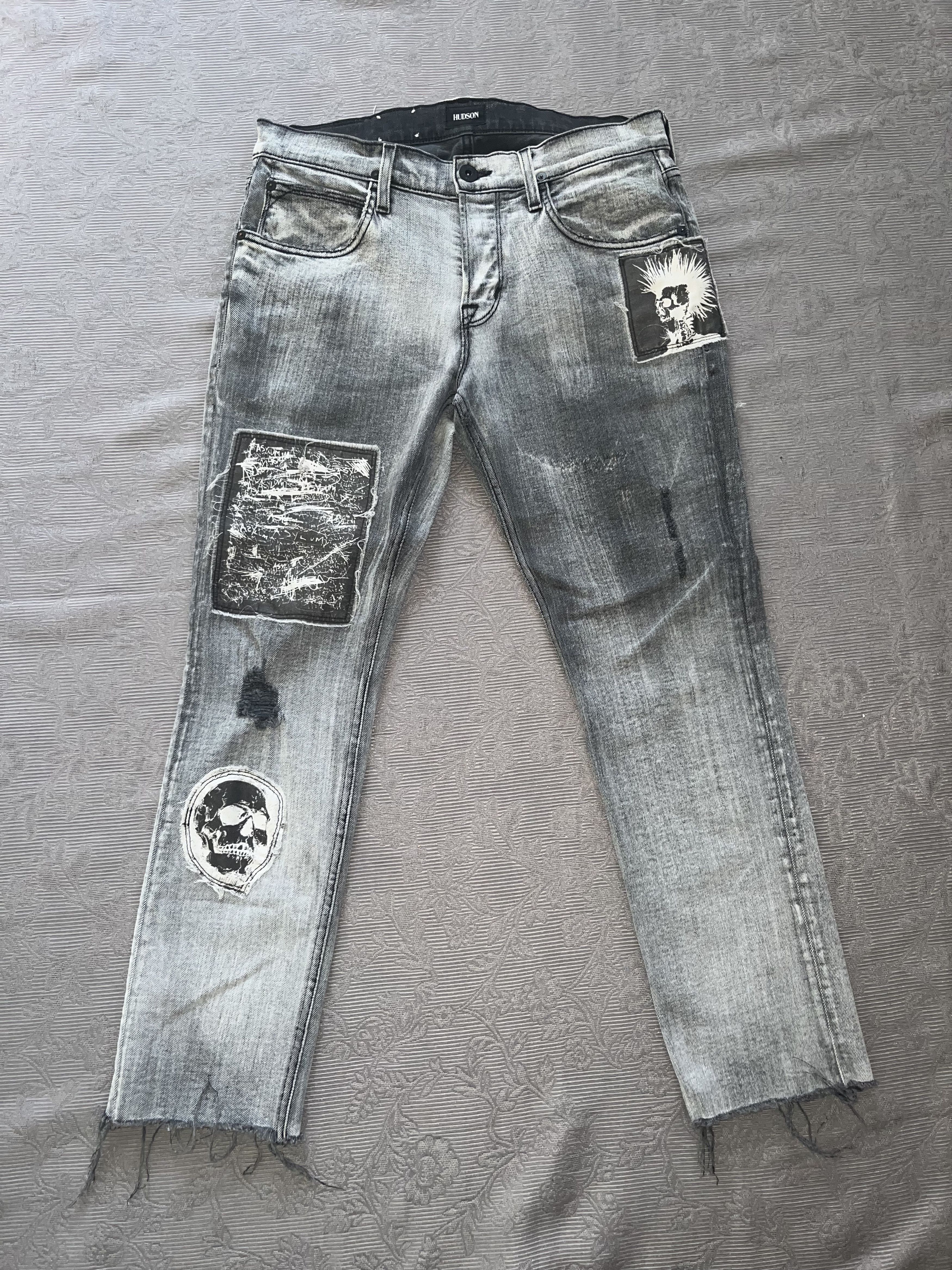 Hudson Hudson Patchwork Denim Size US 30 / EU 46 - 1 Thumbnail