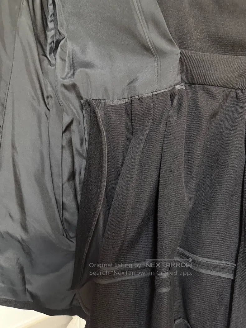 Comme des Garcons Comme Des Garcons Black Patchwork Asymmetrical Jacket Size S / US 4 / IT 40 - 8 Thumbnail