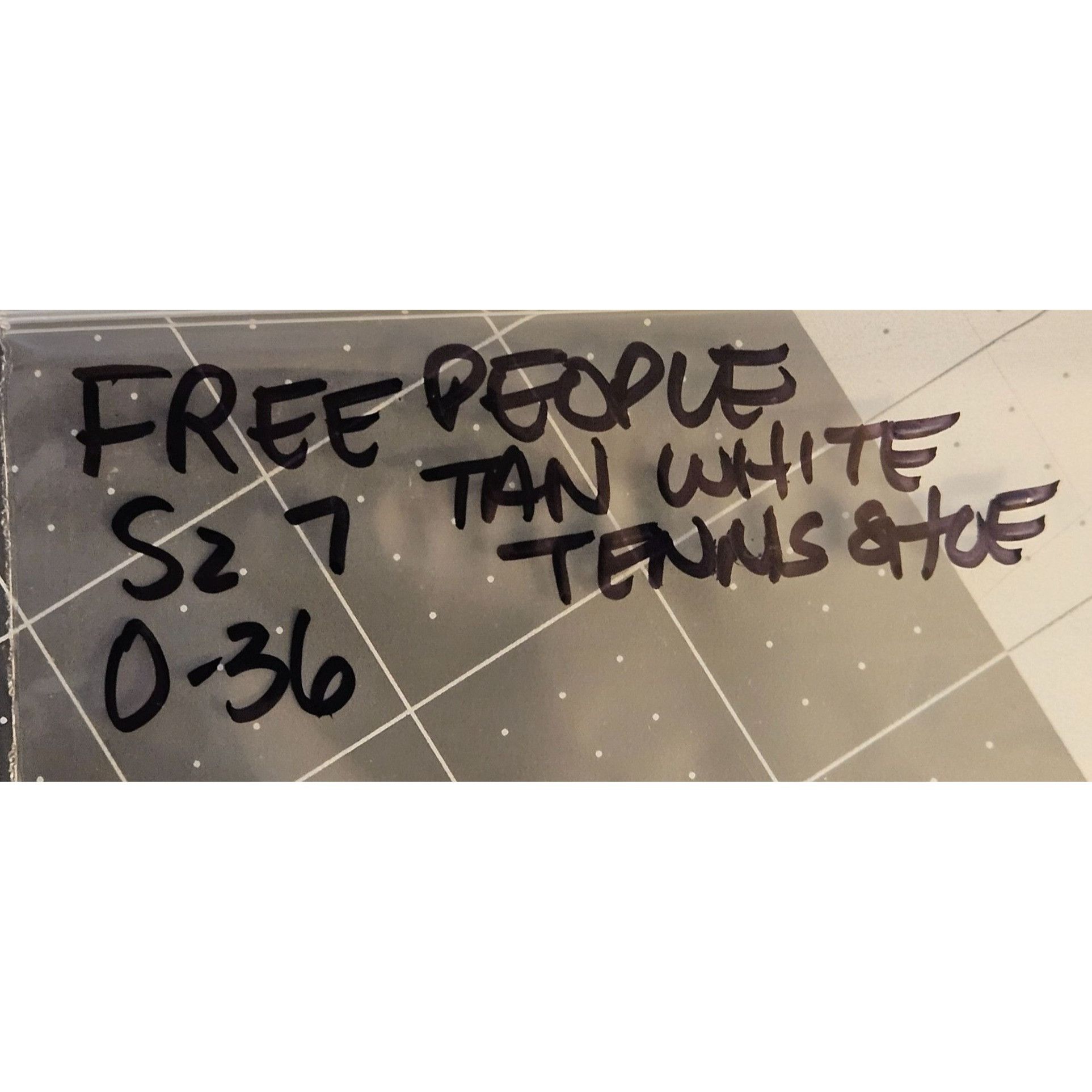Free People Free People Aces Suede Beige & White Athletic Sneakers tenni Size US 7 / IT 37 - 17 Thumbnail