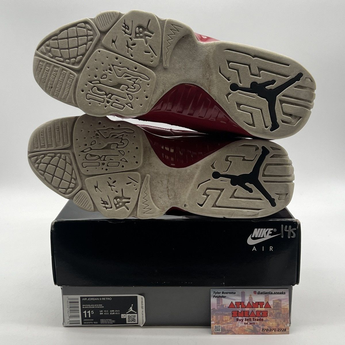 Jordan Brand Air Jordan 9 gym red Size US 11.5 / EU 44-45 - 8 Thumbnail