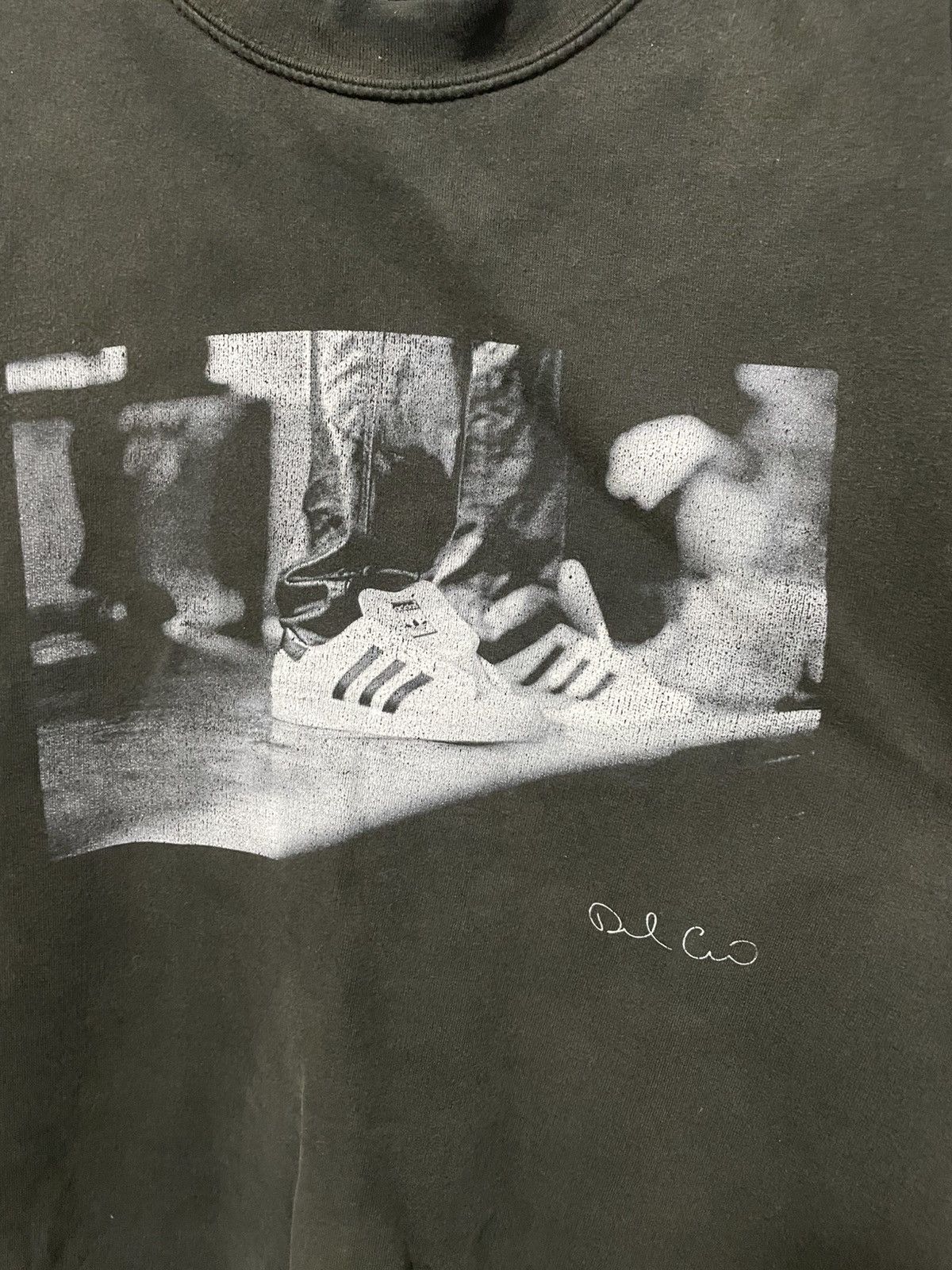 Band Tees × Vintage Vintage 90s Run DMC Adidas David Corio Photo Sweatshirt Size US L / EU 52-54 / 3 - 5 Thumbnail