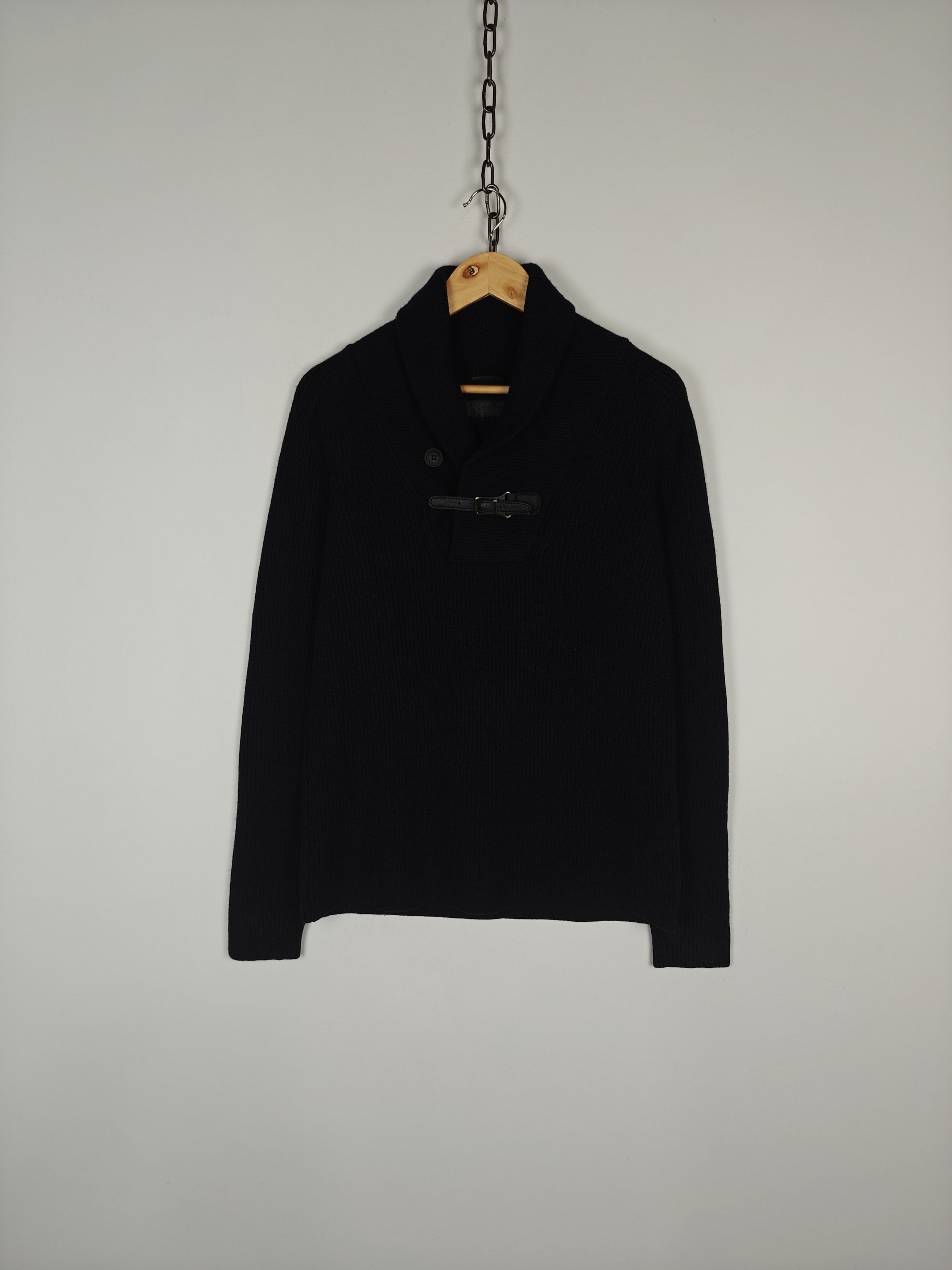 Paolo Pecora Paolo Pecora Finezza Sweater Wool Cardigan Blue size M Size US M / EU 48-50 / 2 - 1 Thumbnail
