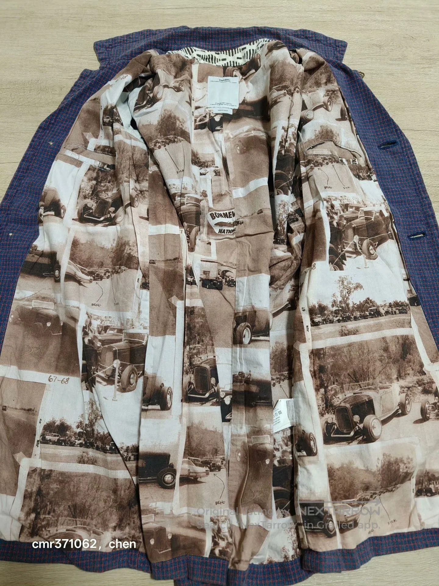 Visvim visvim 15ss Mies Coat Indigo Check. Size US S / EU 44-46 / 1 - 7 Thumbnail