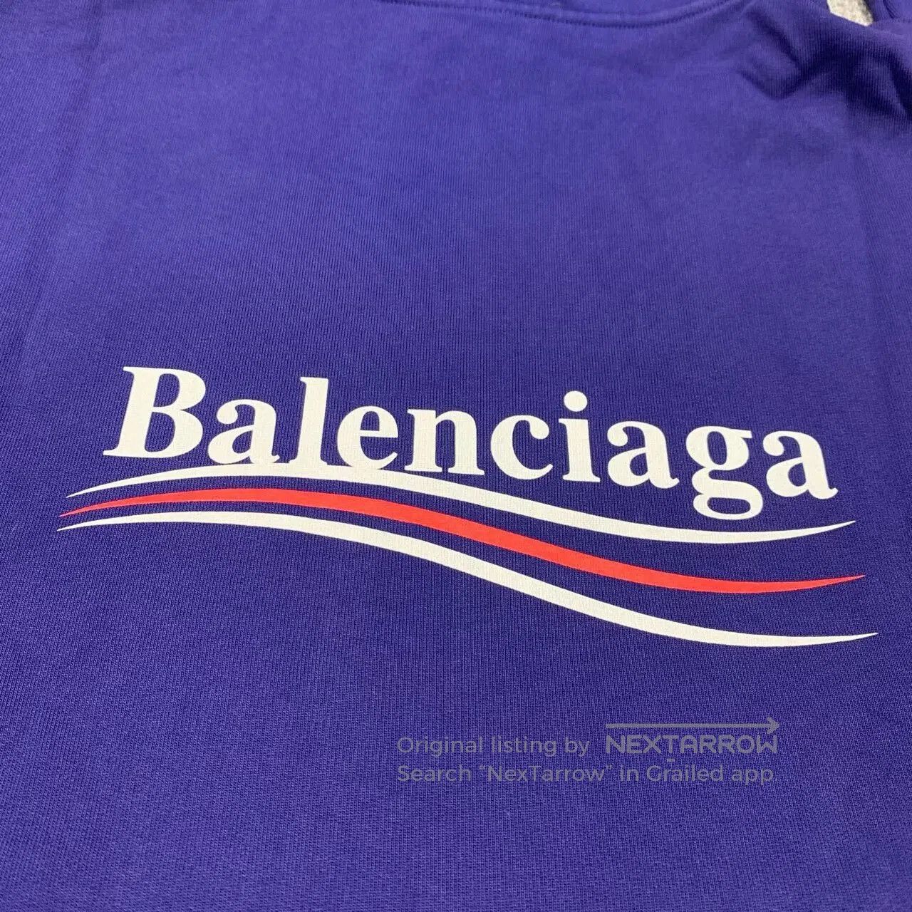 Balenciaga Balenciaga Blue Hoodie Sweatshirt M Size. Size US M / EU 48-50 / 2 - 7 Thumbnail