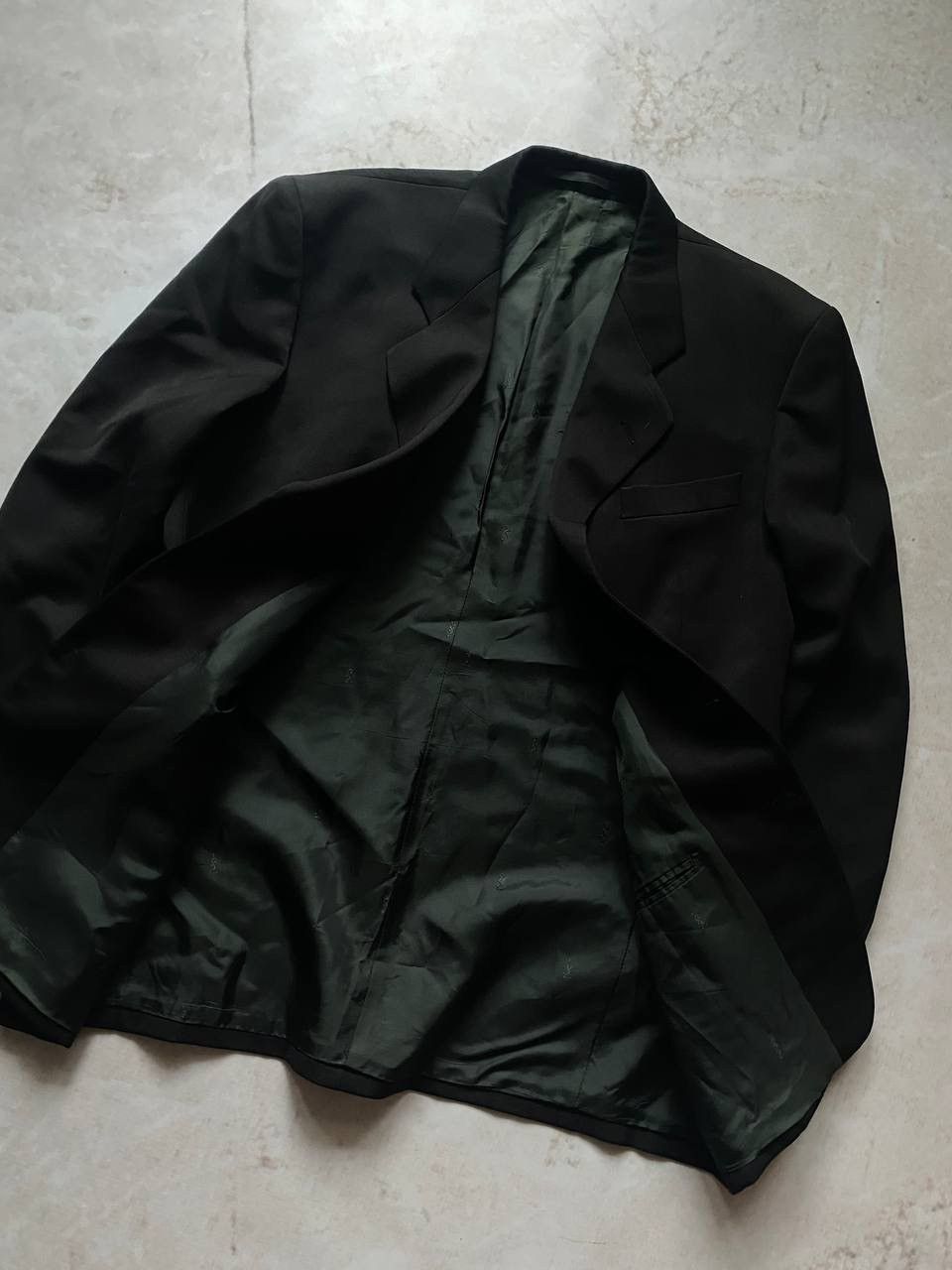 Yves Saint Laurent Vintage Yves Saint Laurent YSL Luxury Pure New Wool Blazer Size 50R - 4 Thumbnail