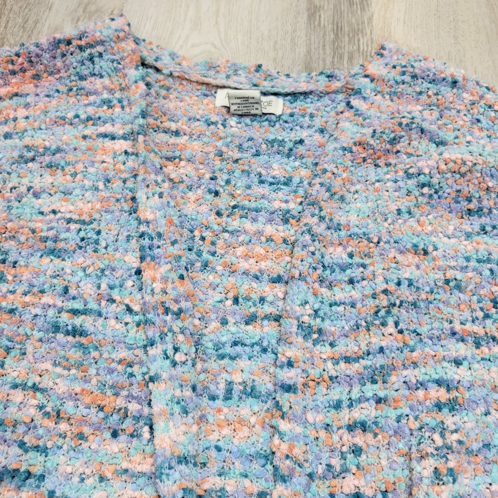 Rachel Zoe Rachel Zoe Cardigan Sweater Womens Open Front Popcorn Teddy Bear Cozy Sz M Blue Size M / US 6-8 / IT 42-44 - 4 Thumbnail