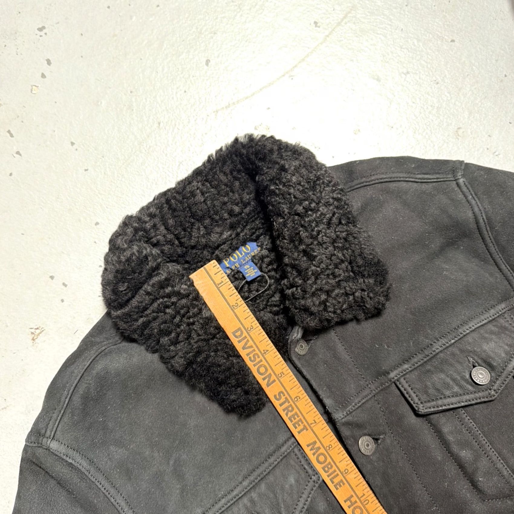 Ralph Lauren Polo Ralph Lauren Jacket XL Leather Trucker Bomber distressed Biker Workwear Vintage Mens Black Size US XL / EU 56 / 4 - 5 Thumbnail