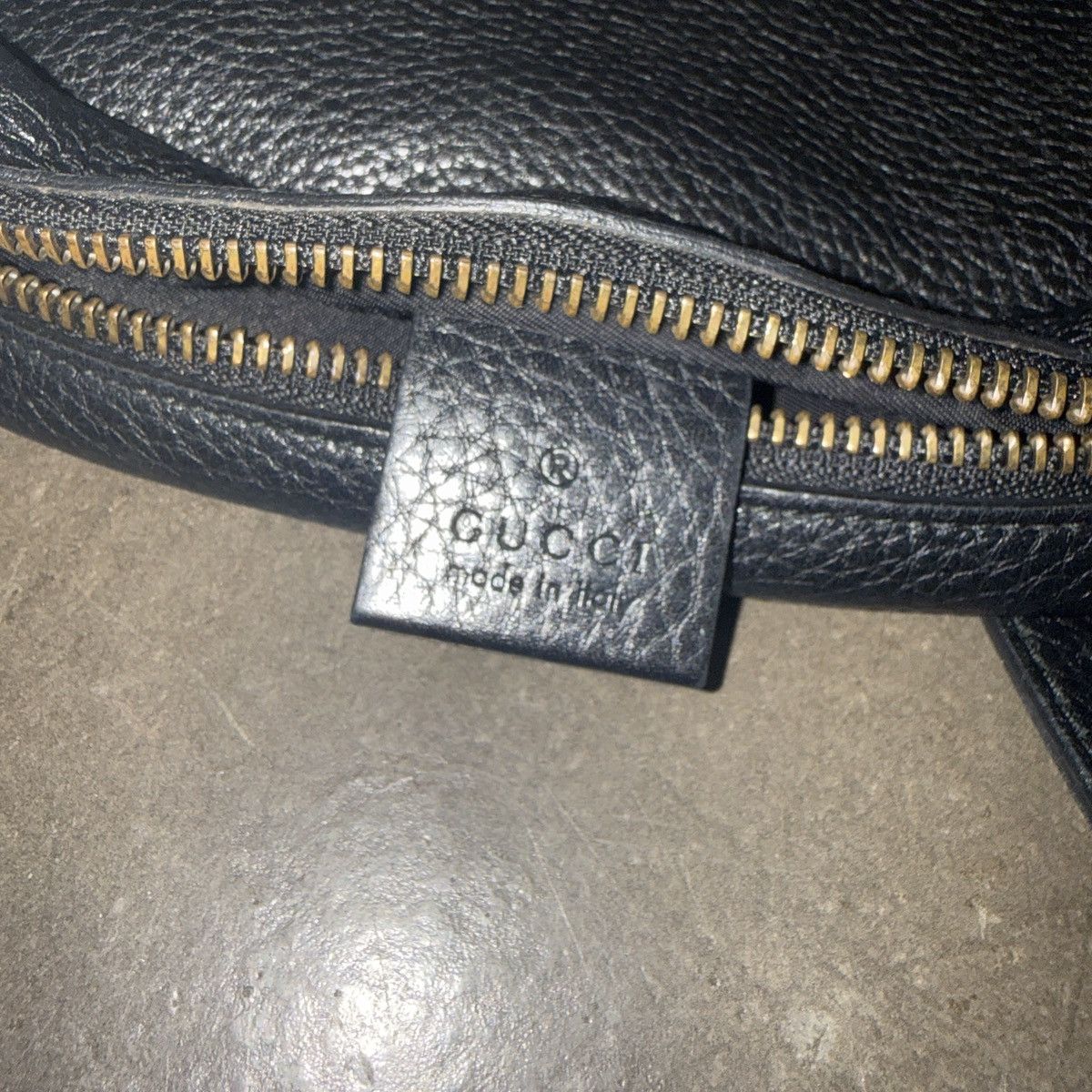 Gucci GUCCI BLACK LEATHER SOHO DISCO CAMERA BAG MINI Size ONE SIZE - 5 Thumbnail