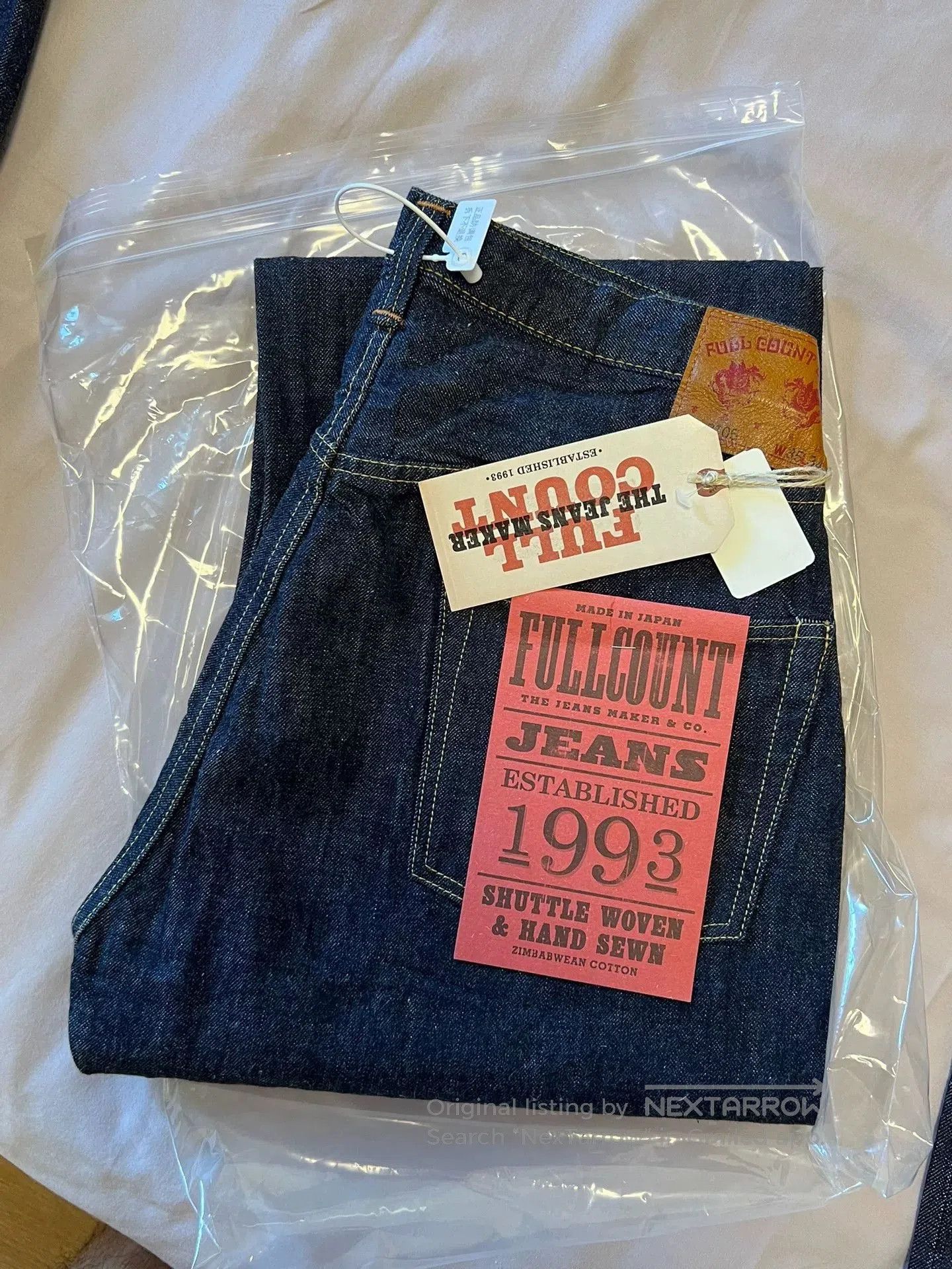 Full Count & Co. FULLCOUNT Wide Denim Trousers 13.7oz. Size US 36 / EU 52 - 3 Thumbnail