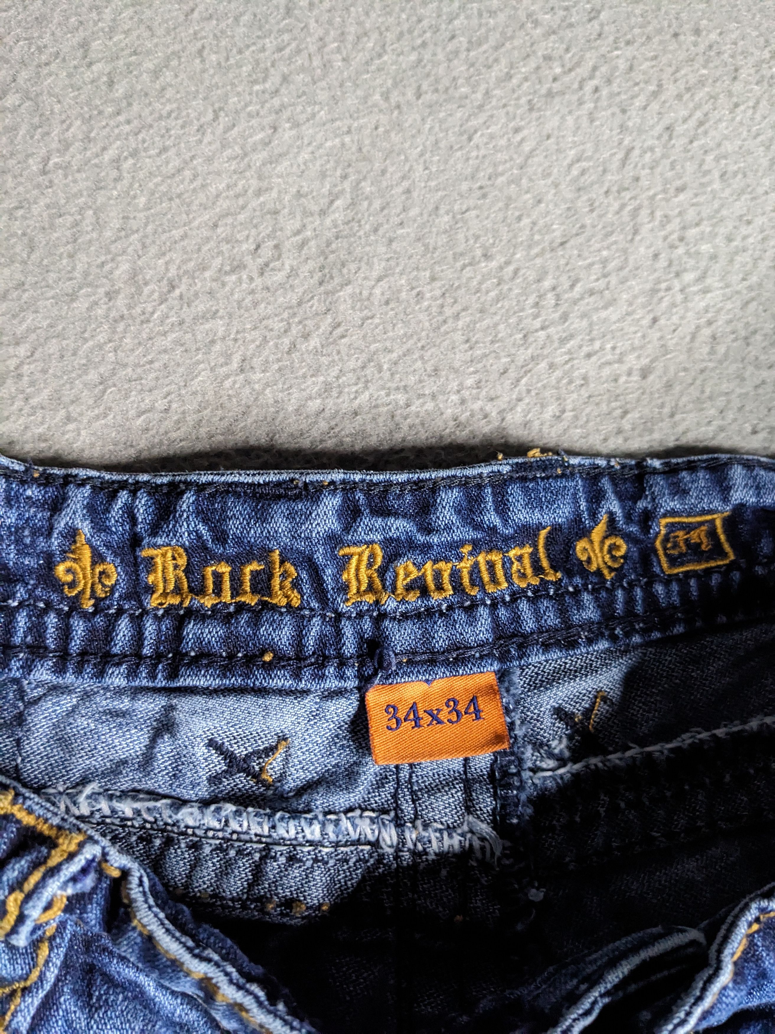 Rock Revival Rock Revival Jacklyn Jeans 34 Cropped Bootcut 25” Inseam Size 34" / US 12 / IT 48 - 12 Thumbnail