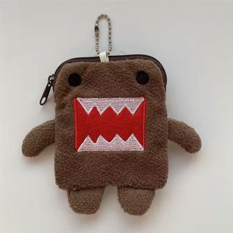 Japanese Brand Kawaii Domo Kun Plush Coin Purse Wallet Size ONE SIZE - 1 Thumbnail