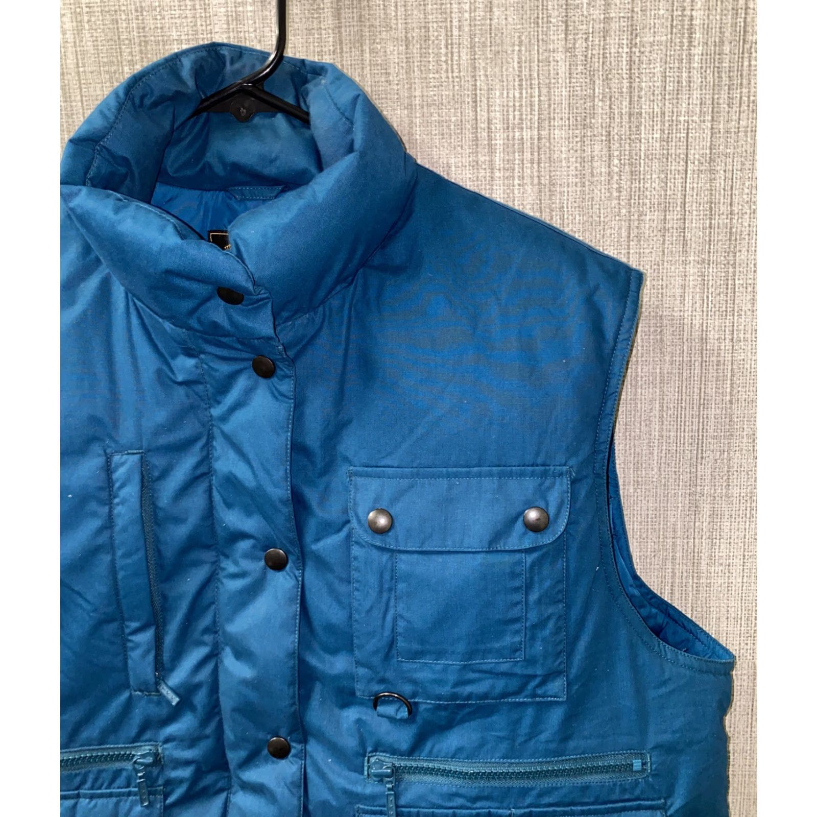 Eddie Bauer Eddie Bauer Vest Womens Down Filled Snap Button Front L Blue Teal Down Filled Vest Womens L Blue Snap Button Eddie Bauer Size L / US 10 / IT 46 - 2 Thumbnail