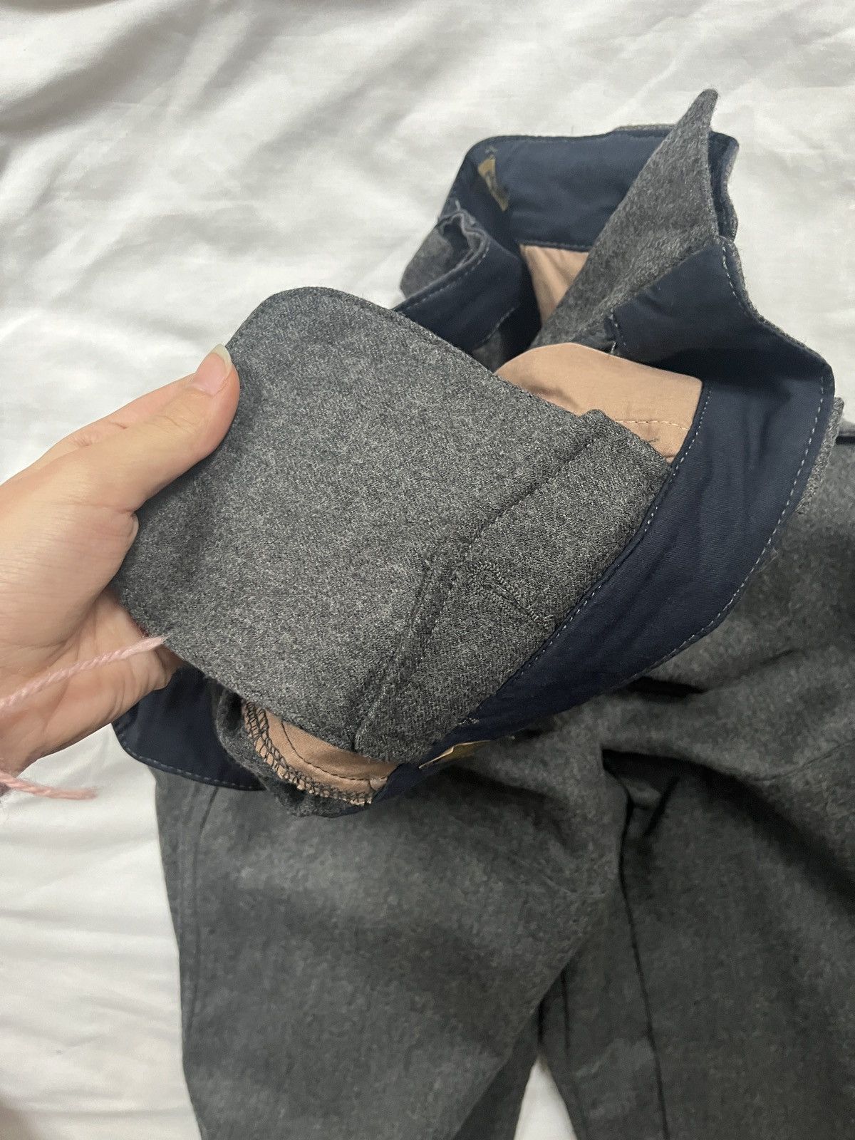 Kenzo Kenzo Homme Wool Smart Pants with Adjustable Waist Size US 32 / EU 48 - 5 Thumbnail