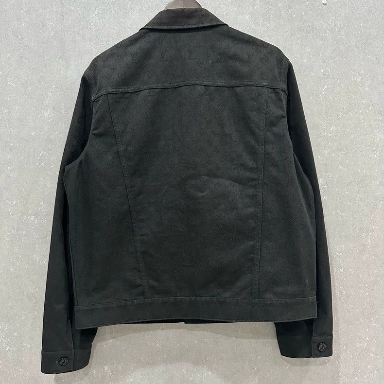 Louis Vuitton Louis Vuitton Black dark full print denim jacket Size US L / EU 52-54 / 3 - 2 Thumbnail