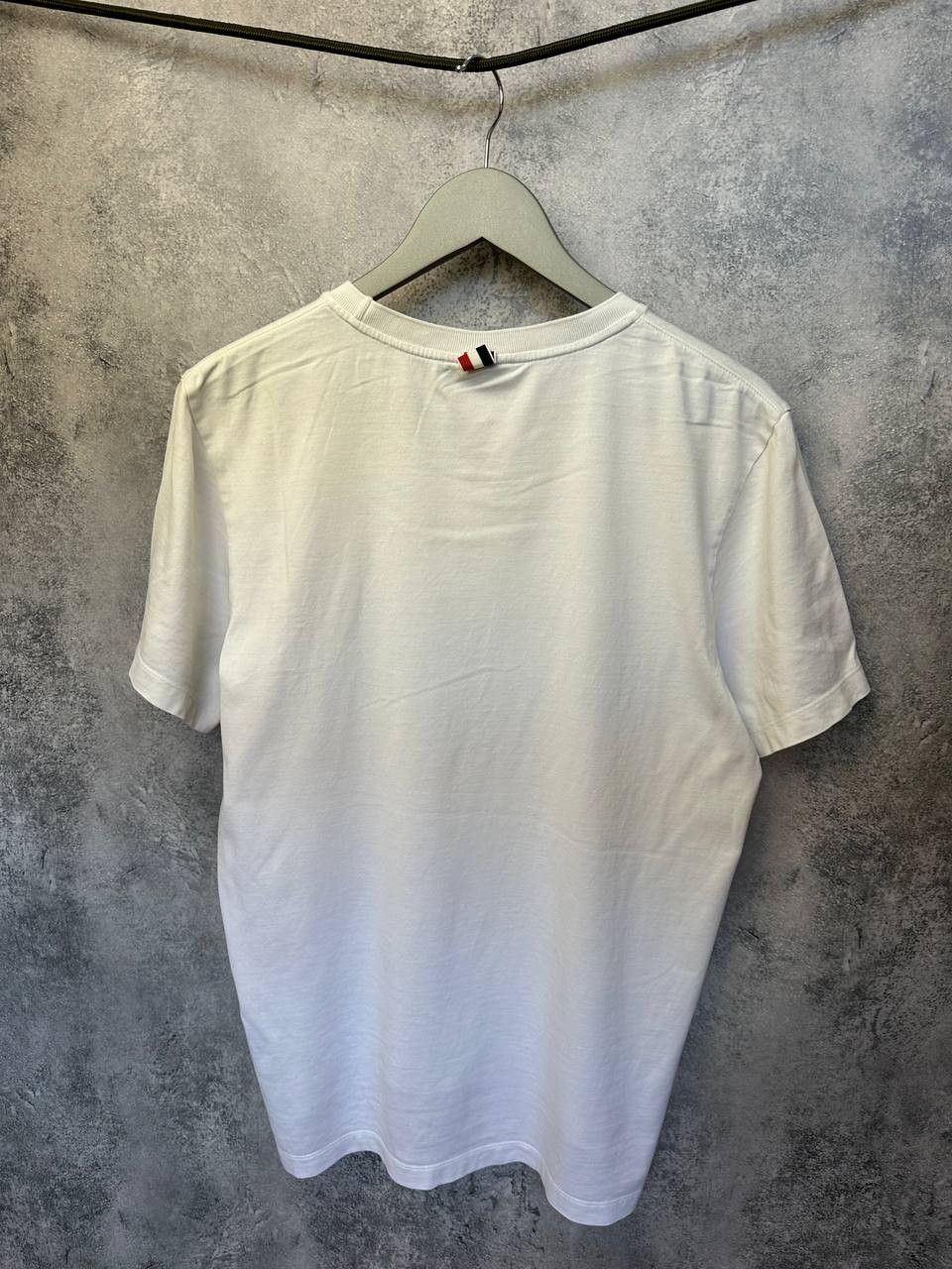 Thom Browne Thom Browne Crew Neck T-Shirt White Tee Shor Sleeve Size US M / EU 48-50 / 2 - 3 Thumbnail