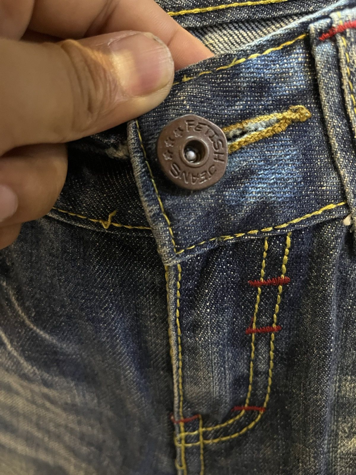 Vintage Vintage Fetish jeans Size US 27 - 4 Thumbnail