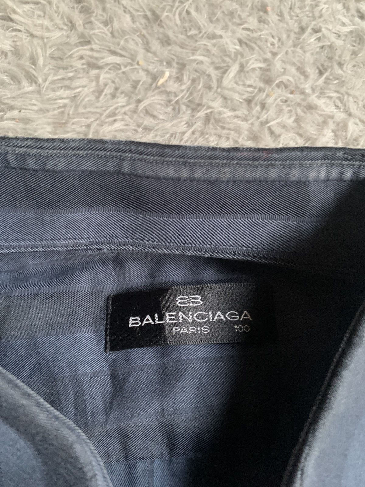Balenciaga Vintage 90s Balenciaga Stripe Shirt Size US L / EU 52-54 / 3 - 3 Thumbnail