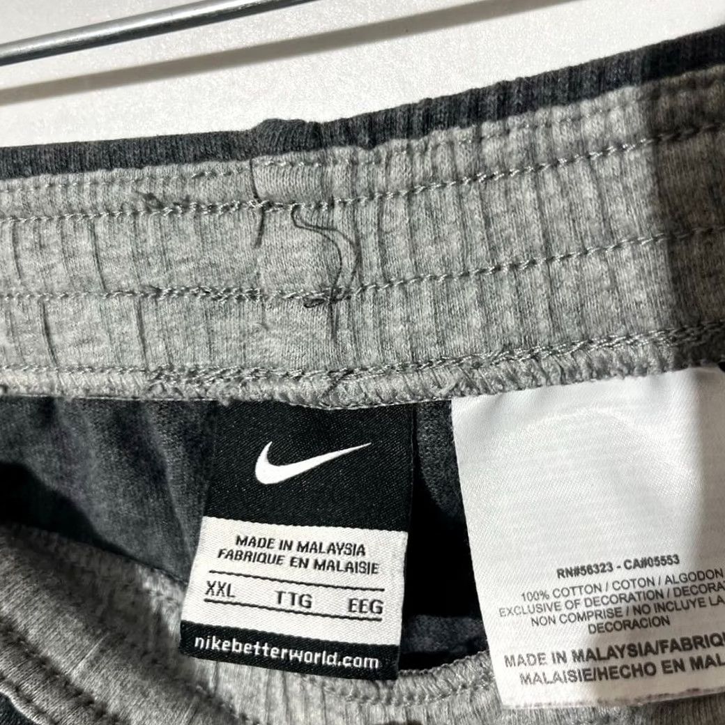 Nike Nike Sweatpants Pants Men XXL Gray Wide Fleece Athletic Active Inseam 30 Big & Tall Relaxed Fit Comfort Casual Size US 39 - 3 Thumbnail