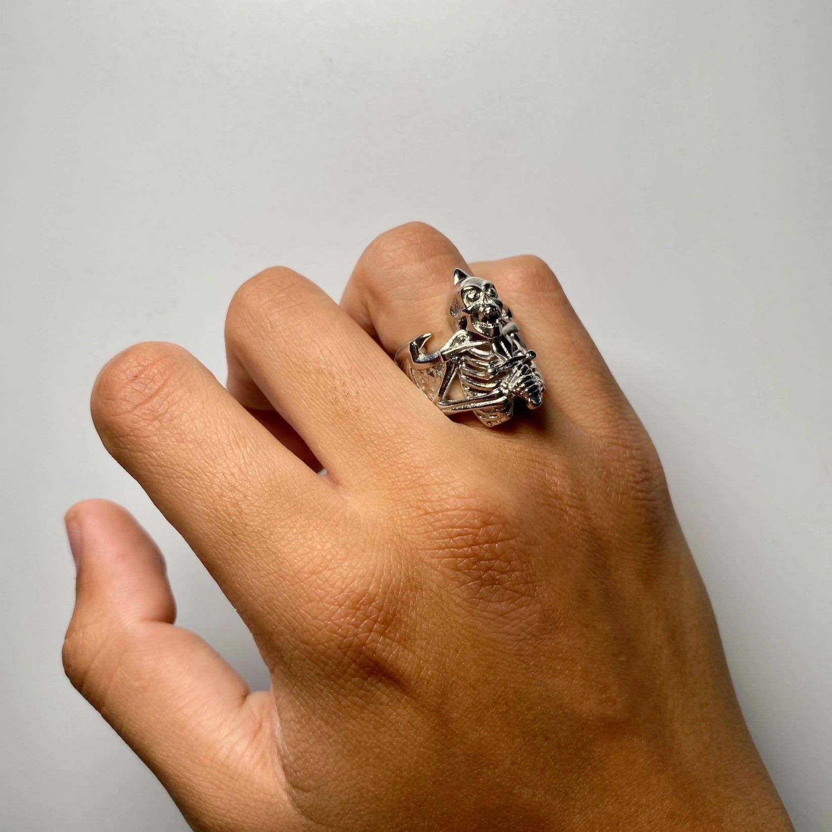 Jewelry Hard Jewelry Ring of Suffering size 7 Solid Stainless Steel Size ONE SIZE - 3 Thumbnail
