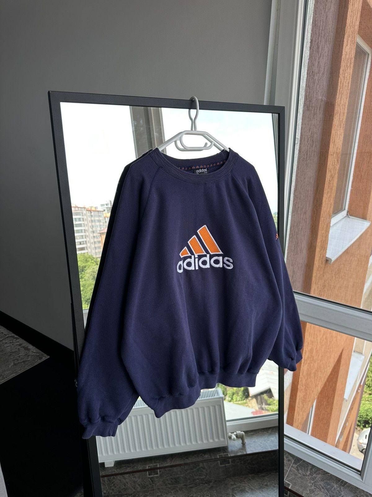 Adidas Vintage Adidas Big Logo 90s Sweatshirt Size US L / EU 52-54 / 3 - 1 Thumbnail