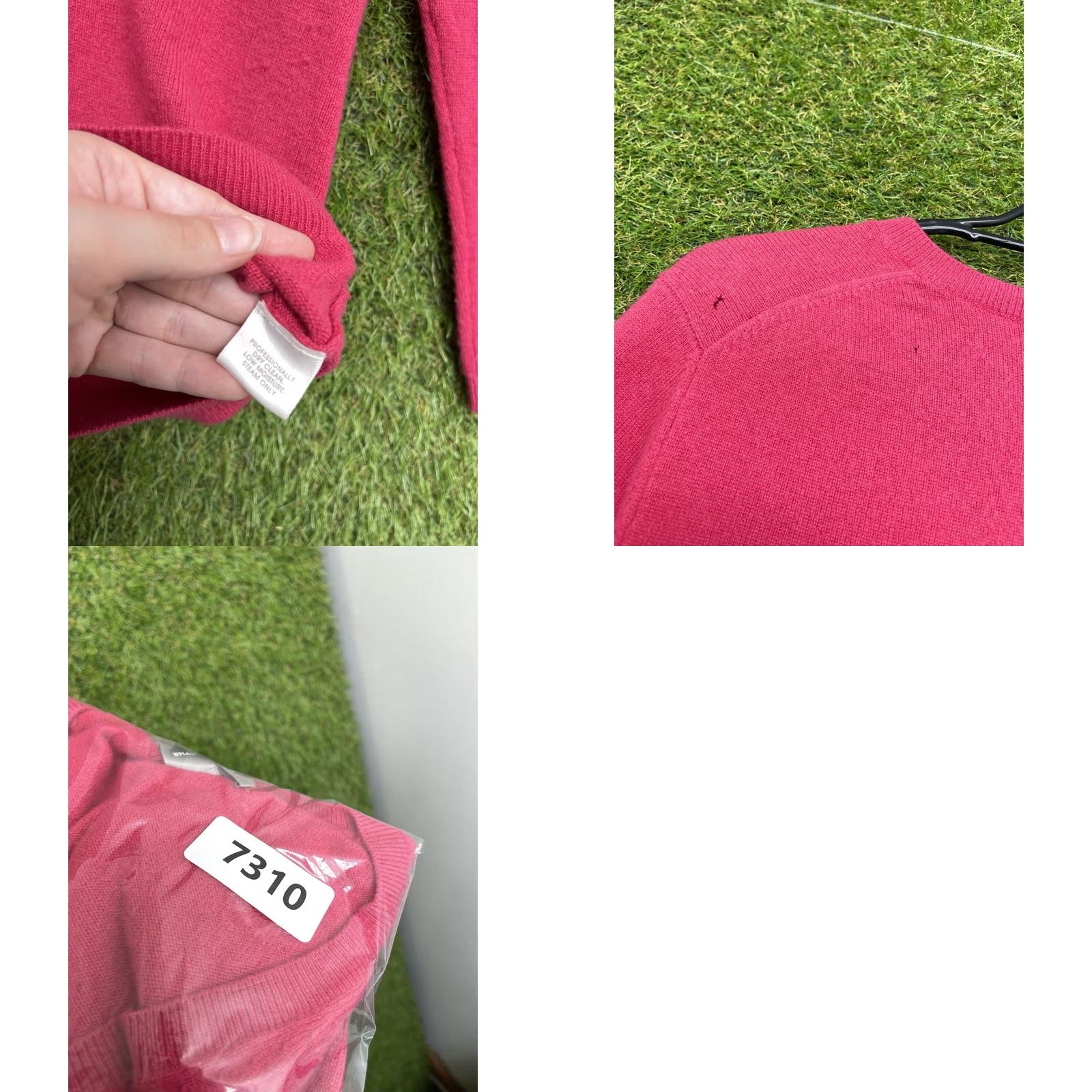 Charter Club VINTAGE Charter Club Luxury Cashmere Sweater Womens M Pink 90s Modern Y2K Formal Knit Pullover Raglan Sleeve V-Neck All Seasons Soft Size M / US 6-8 / IT 42-44 - 9 Thumbnail