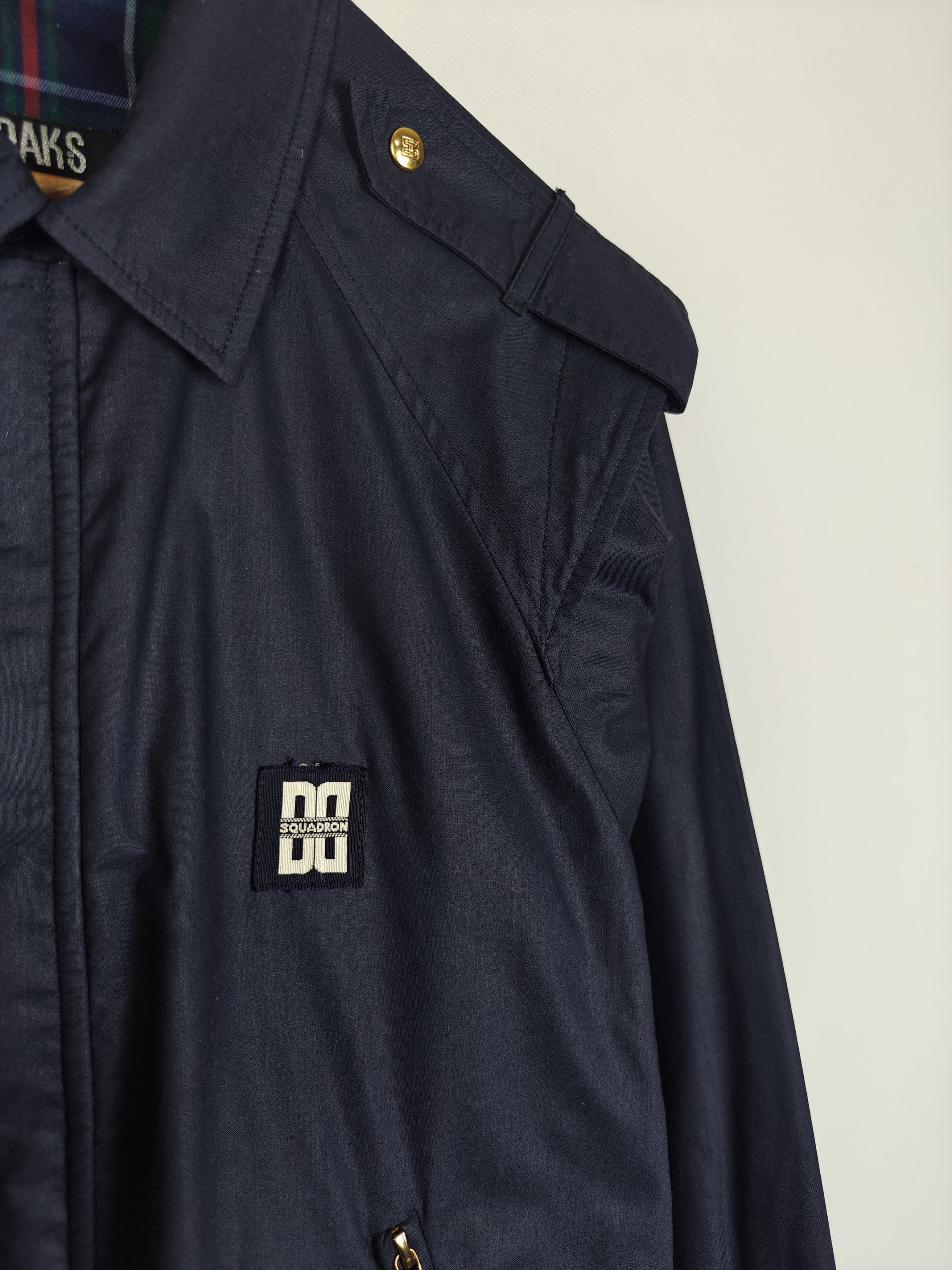 DAKS DAKS Squadron VTG Jacket Zip England Blue XL Size US XL / EU 56 / 4 - 4 Thumbnail