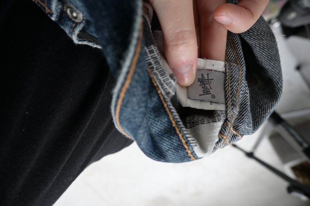 Stussy Stussy 90’s stone wash denim pant Size US 31 - 9 Thumbnail