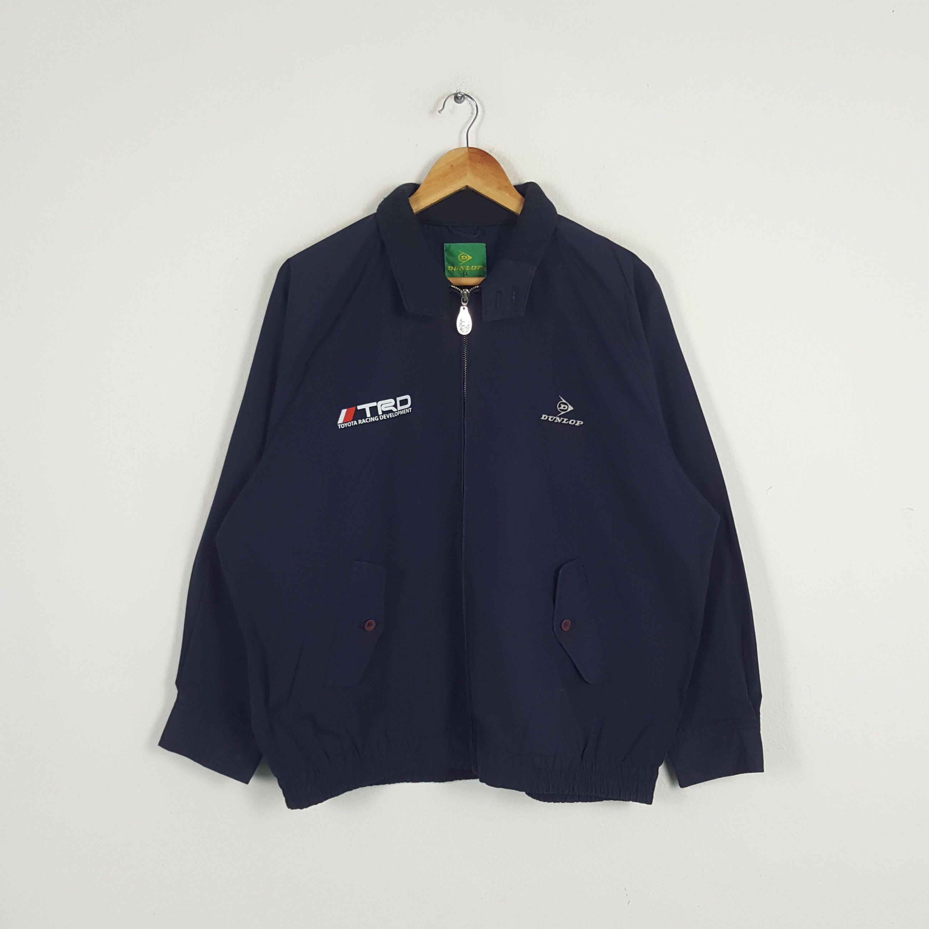 Japanese Brand × Vintage Vintage Dunlop X TRD Toyota Racing Japanese Custom Jacket Size US XL / EU 56 / 4 - 3 Thumbnail