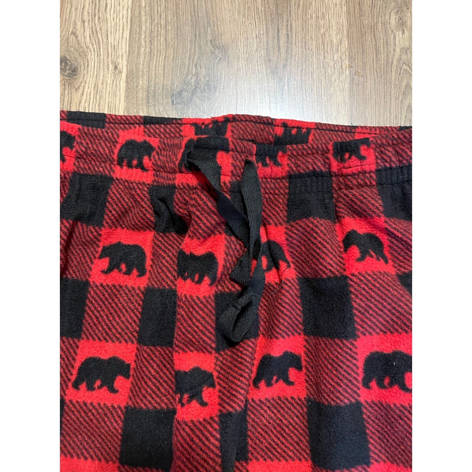 Vintage Victory Lounge Pants Womens XL Red Black Plaid PJ Pants Size 40" / US 18 - 3 Thumbnail